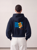 Women's OVERSIZED HOODIE - Aqua roar