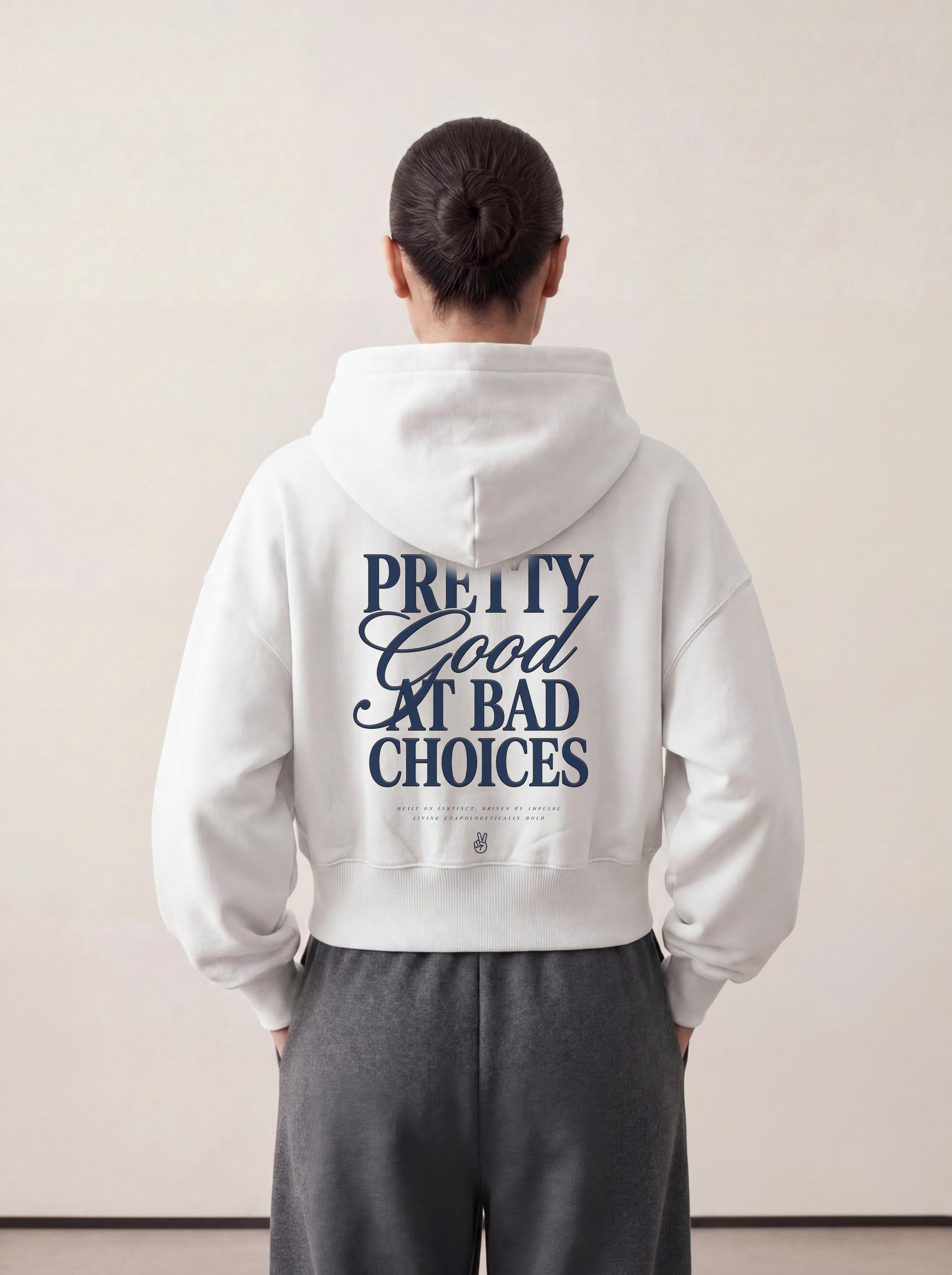Women's OVERSIZED HOODIE - Bad choices
