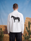 OXFORD SHIRT - Black horse spirit