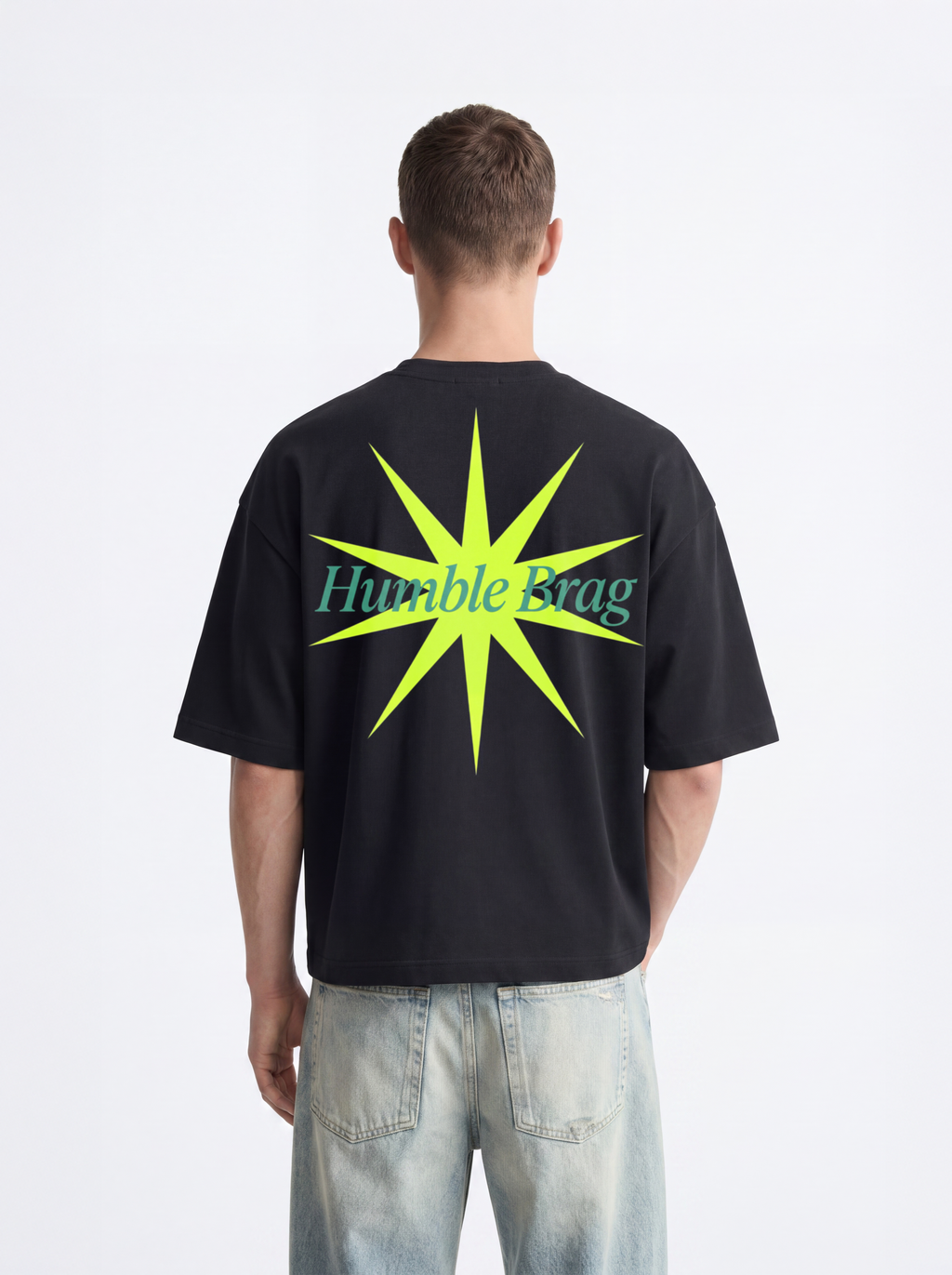 OVERSIZED TEE - Bragging star