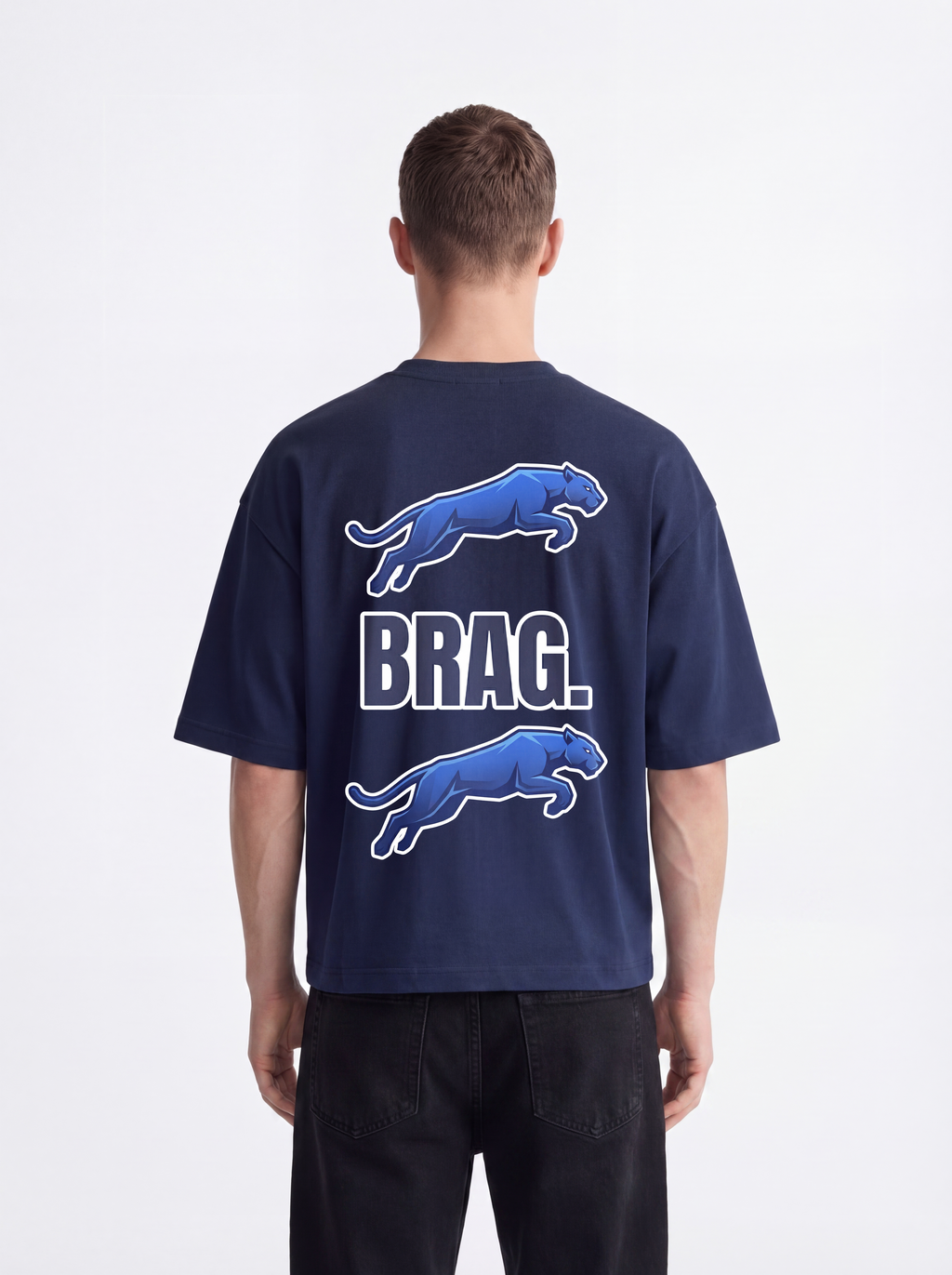 OVERSIZED TEE - Brag jaguar