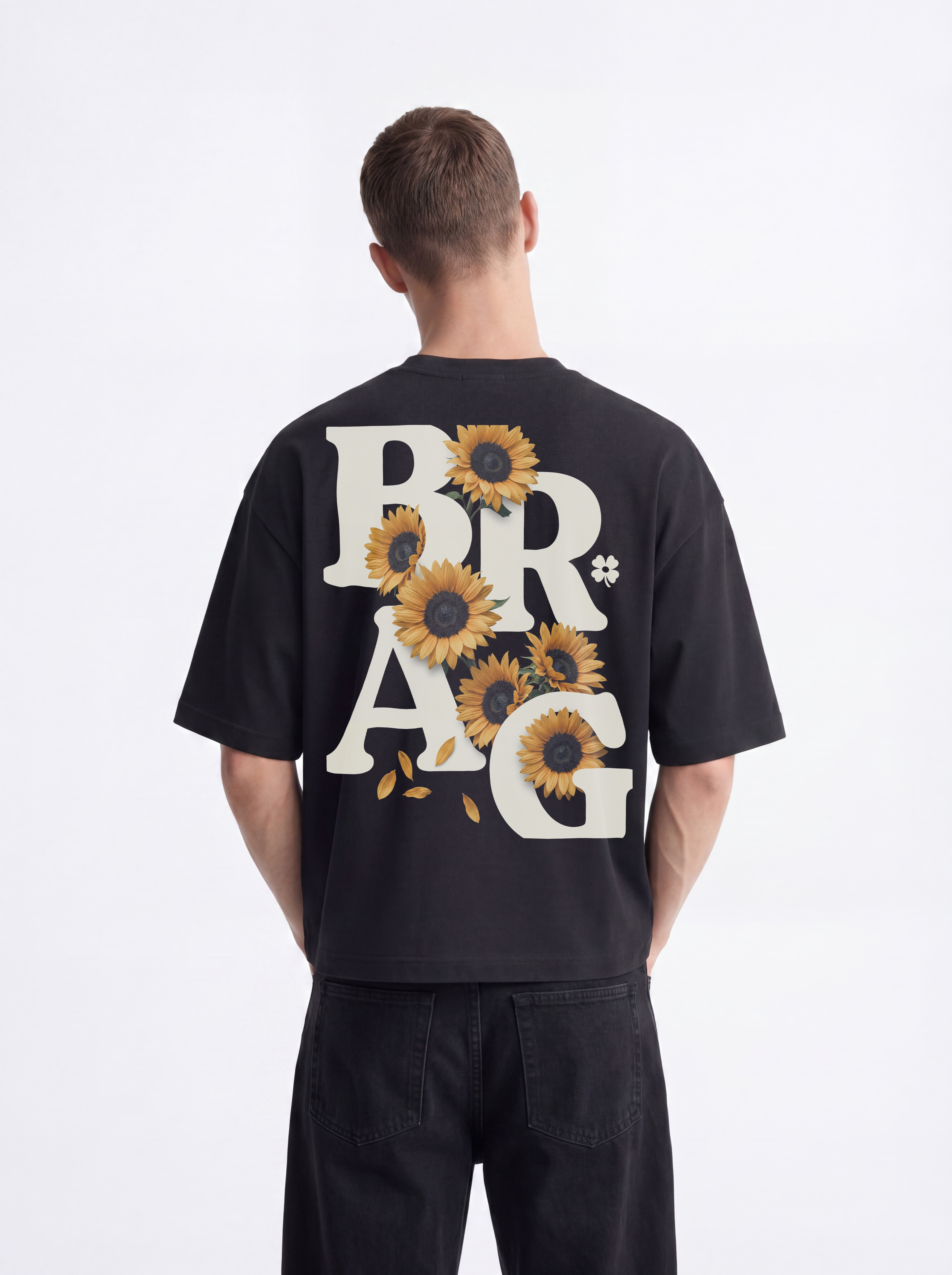 OVERSIZED TEE - Brag Sunflower
