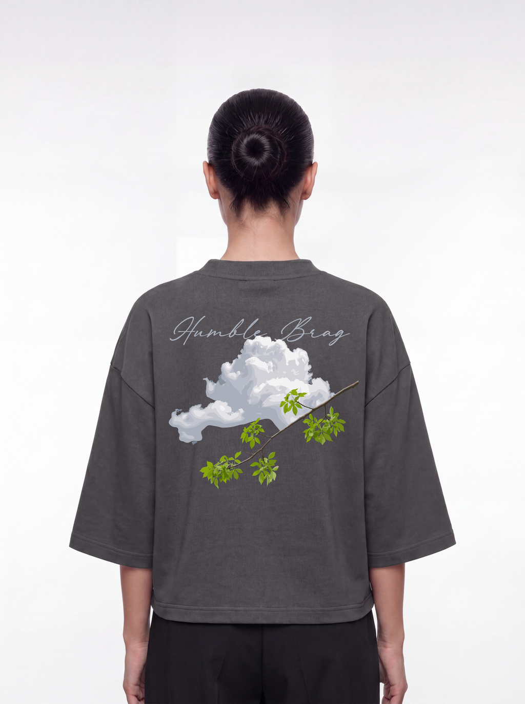 Women's OVERSZIED TEE - Cloud Branch