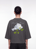 Women's OVERSZIED TEE - Cloud Branch