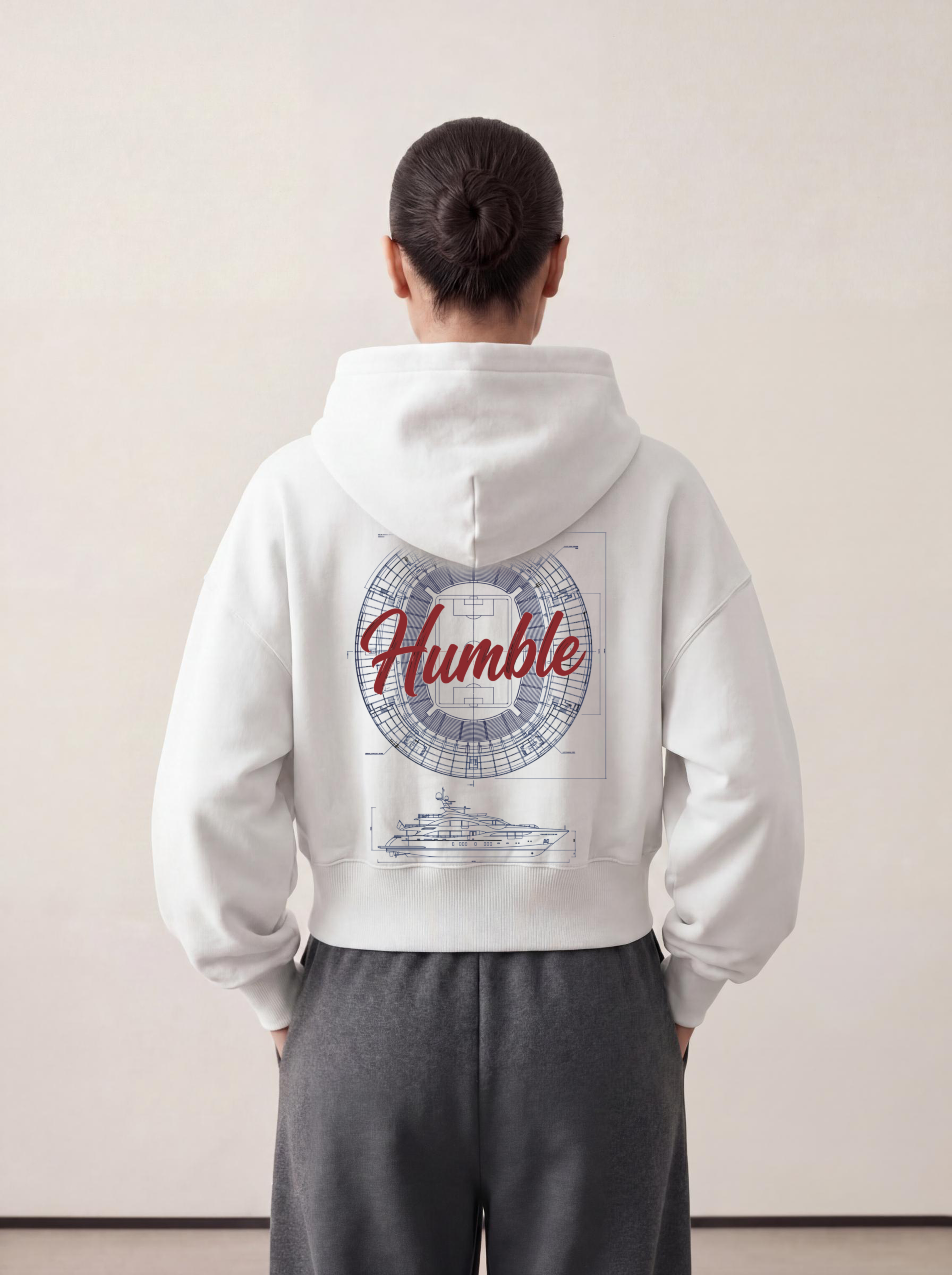 Women's OVERSIZED HOODIE - Club Diagram