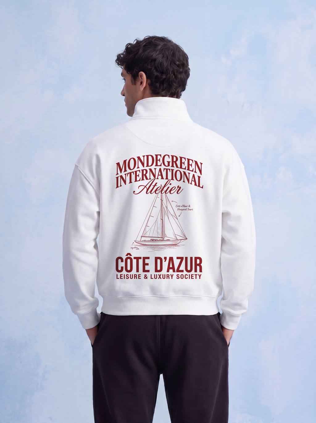 QUARTER ZIP - Cote dazur