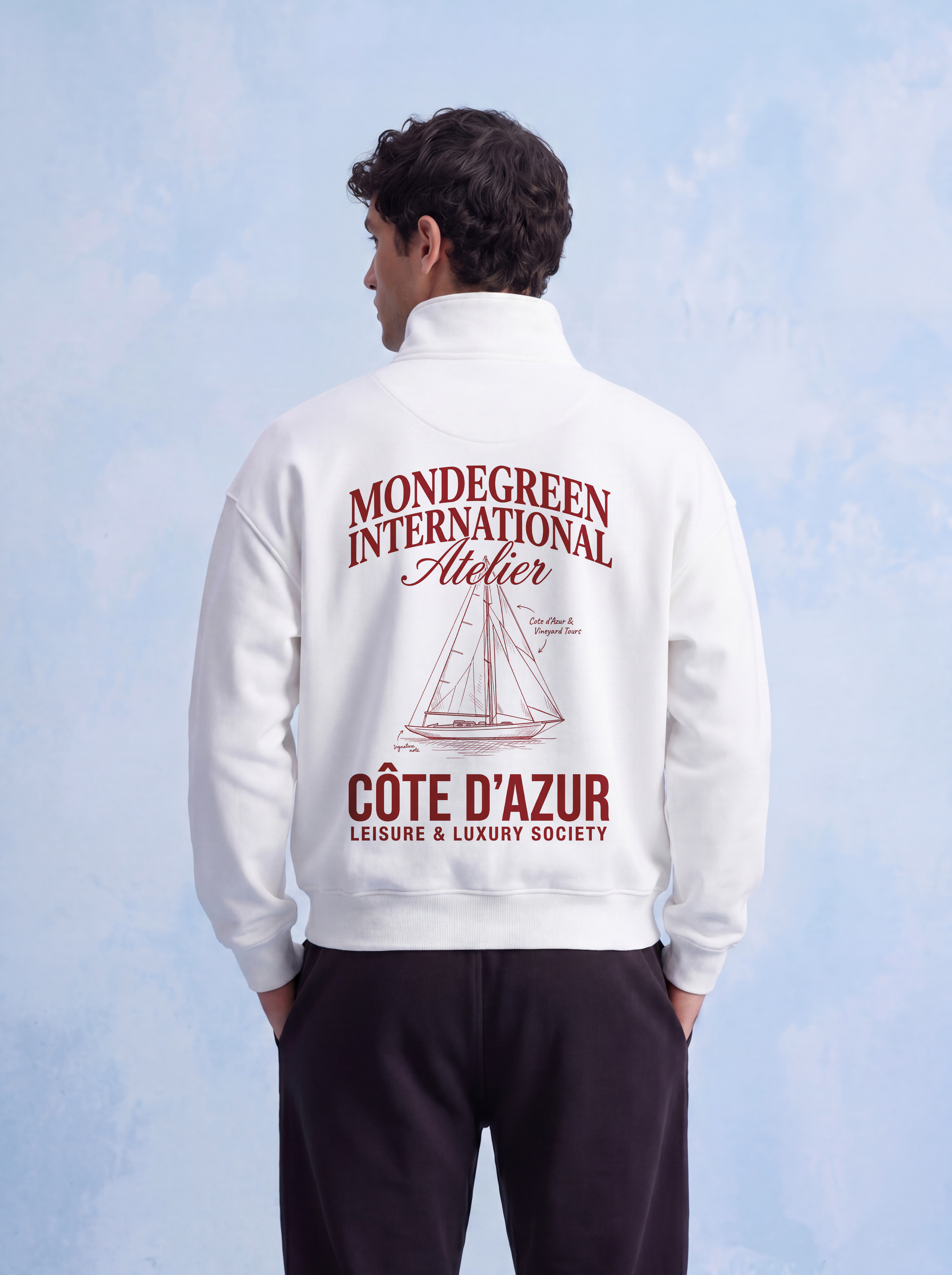 QUARTER ZIP - Cote dazur