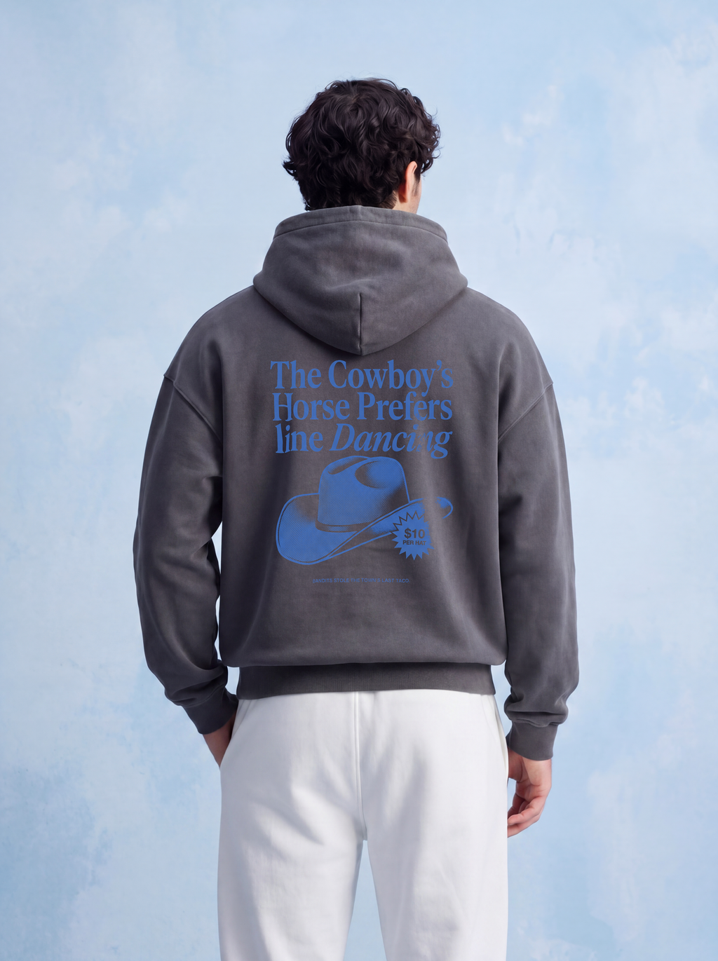 OVERSIZED HOODIE - Cowboys Horse
