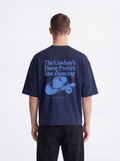 OVERSIZED TEE - Cowboys Horse