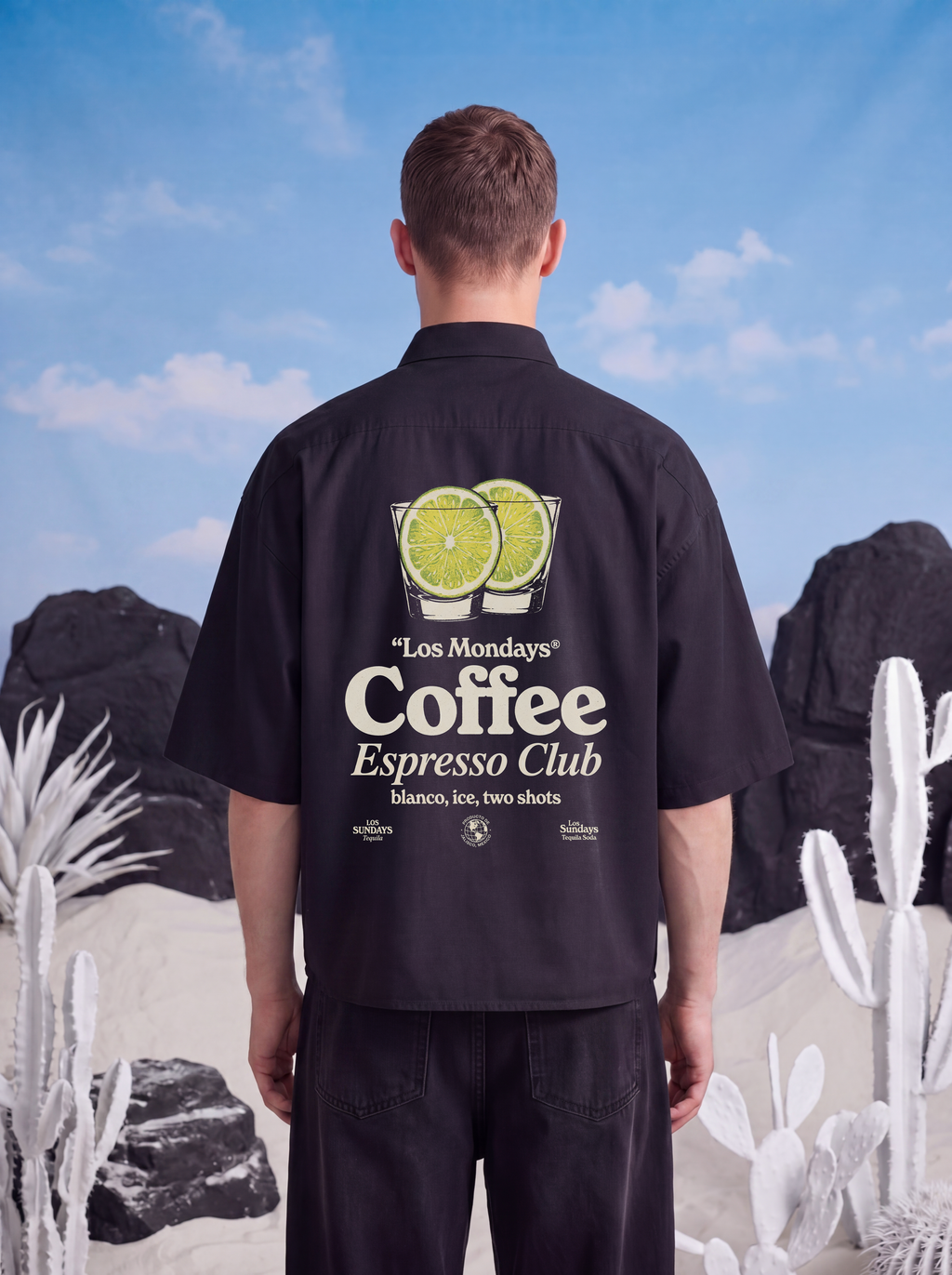 HALF SLEEVE SHIRT - Espresso club