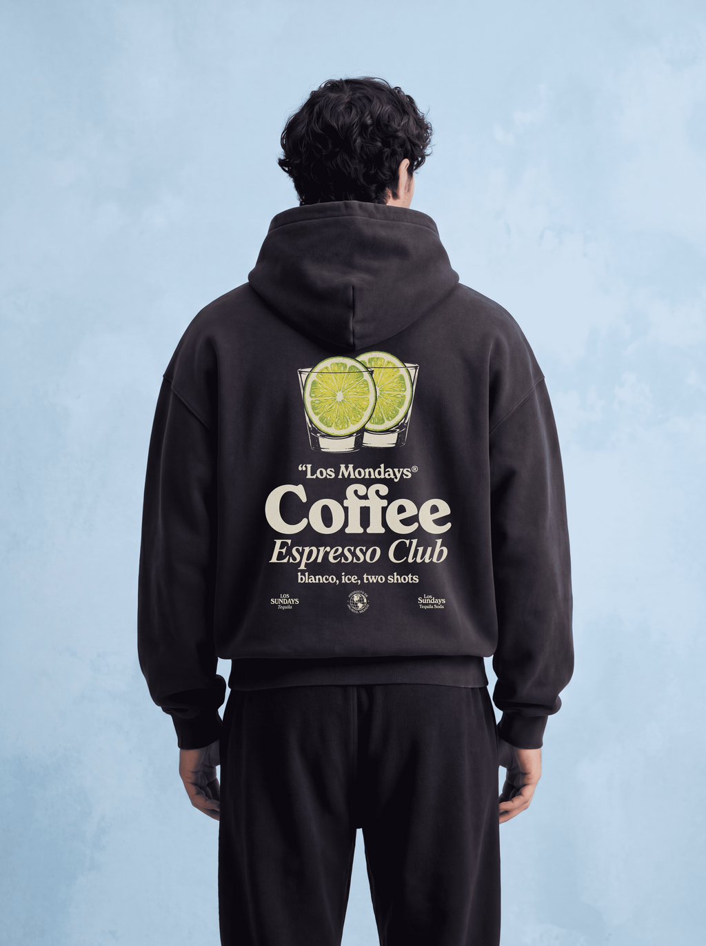 OVERSIZED HOODIE - Espresso Club
