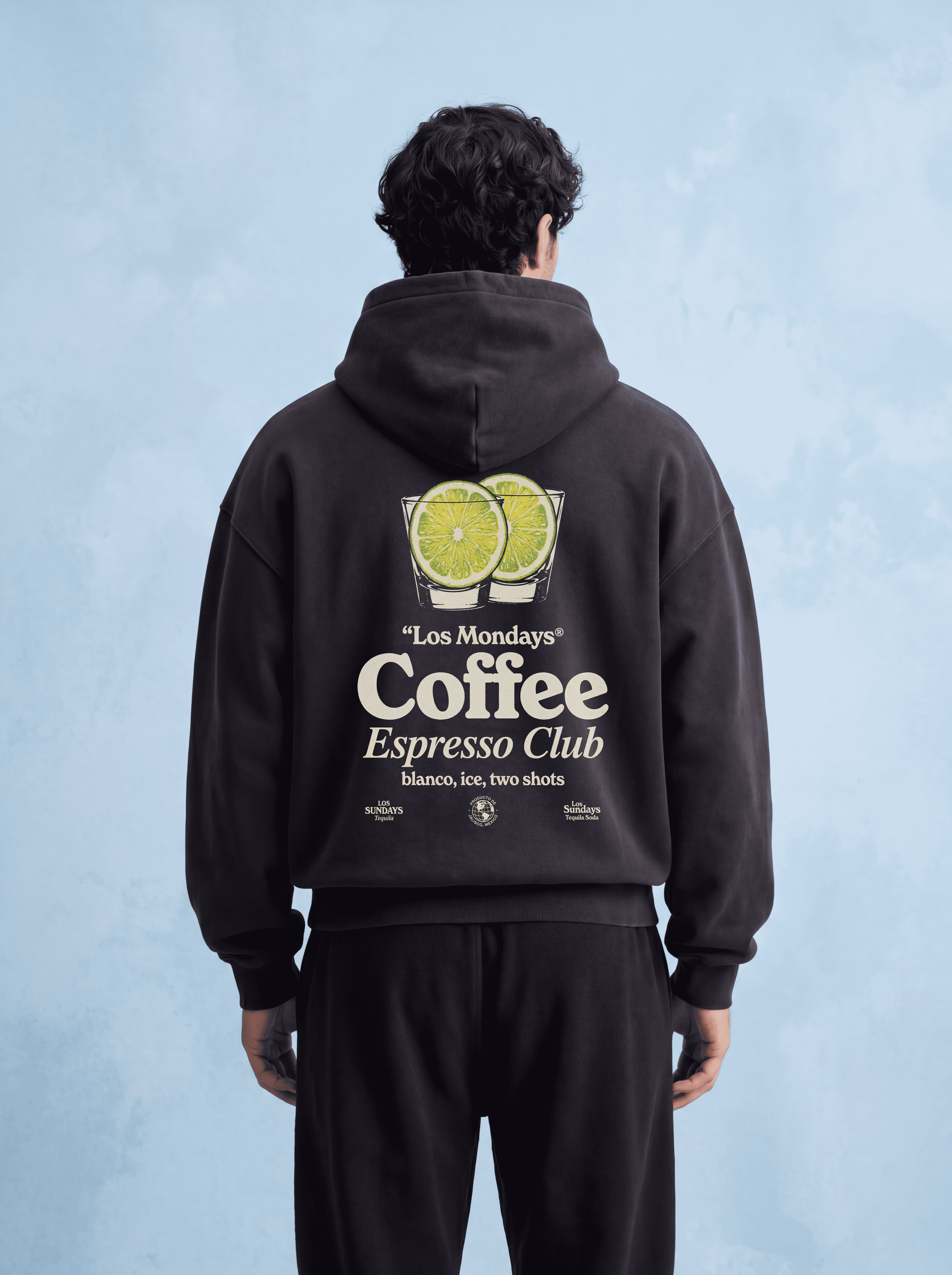 OVERSIZED HOODIE - Espresso Club