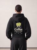 Women's OVERSIZED HOODIE - Espresso Club