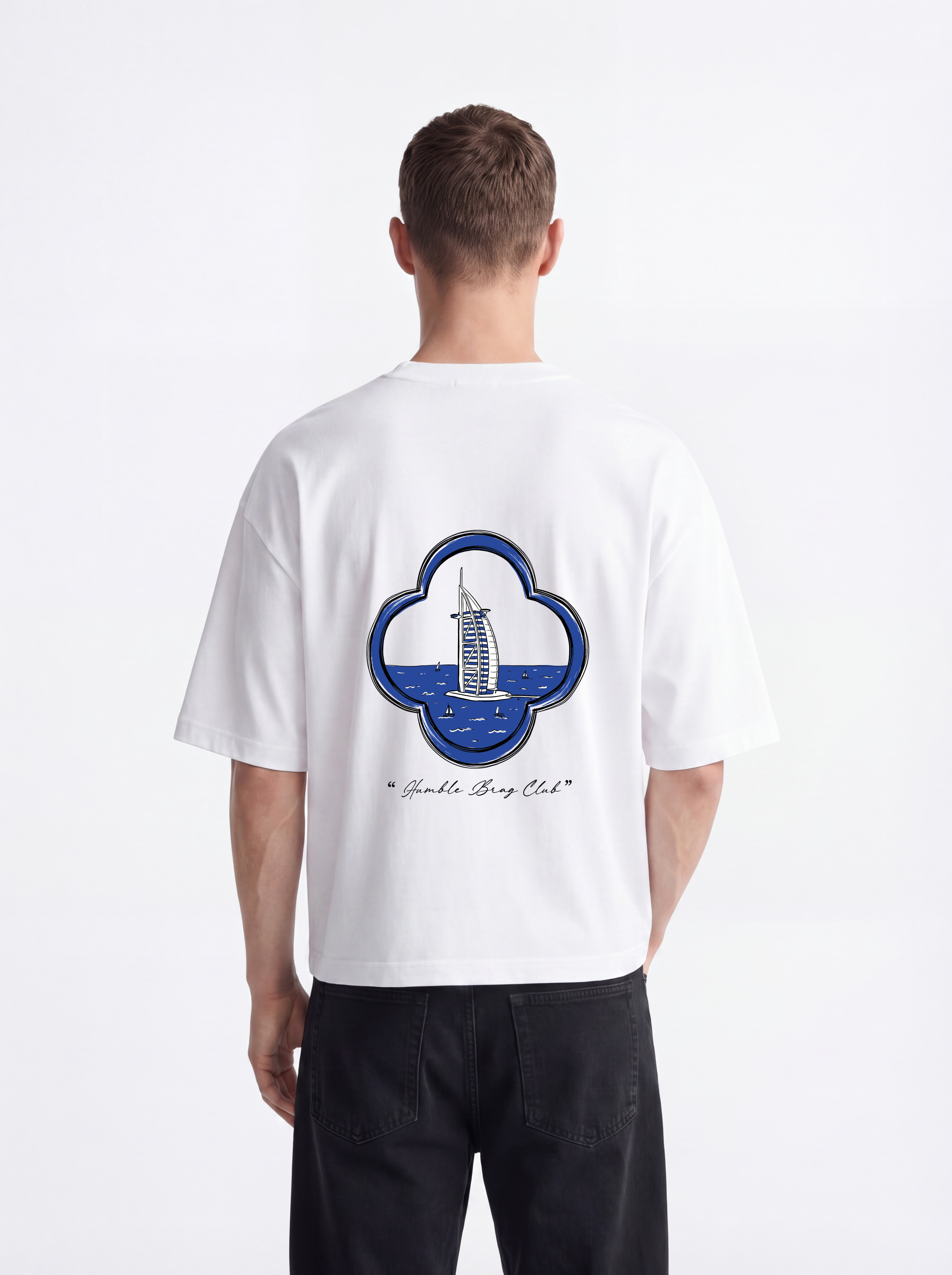 OVERSIZED TEE - Dubai Crest