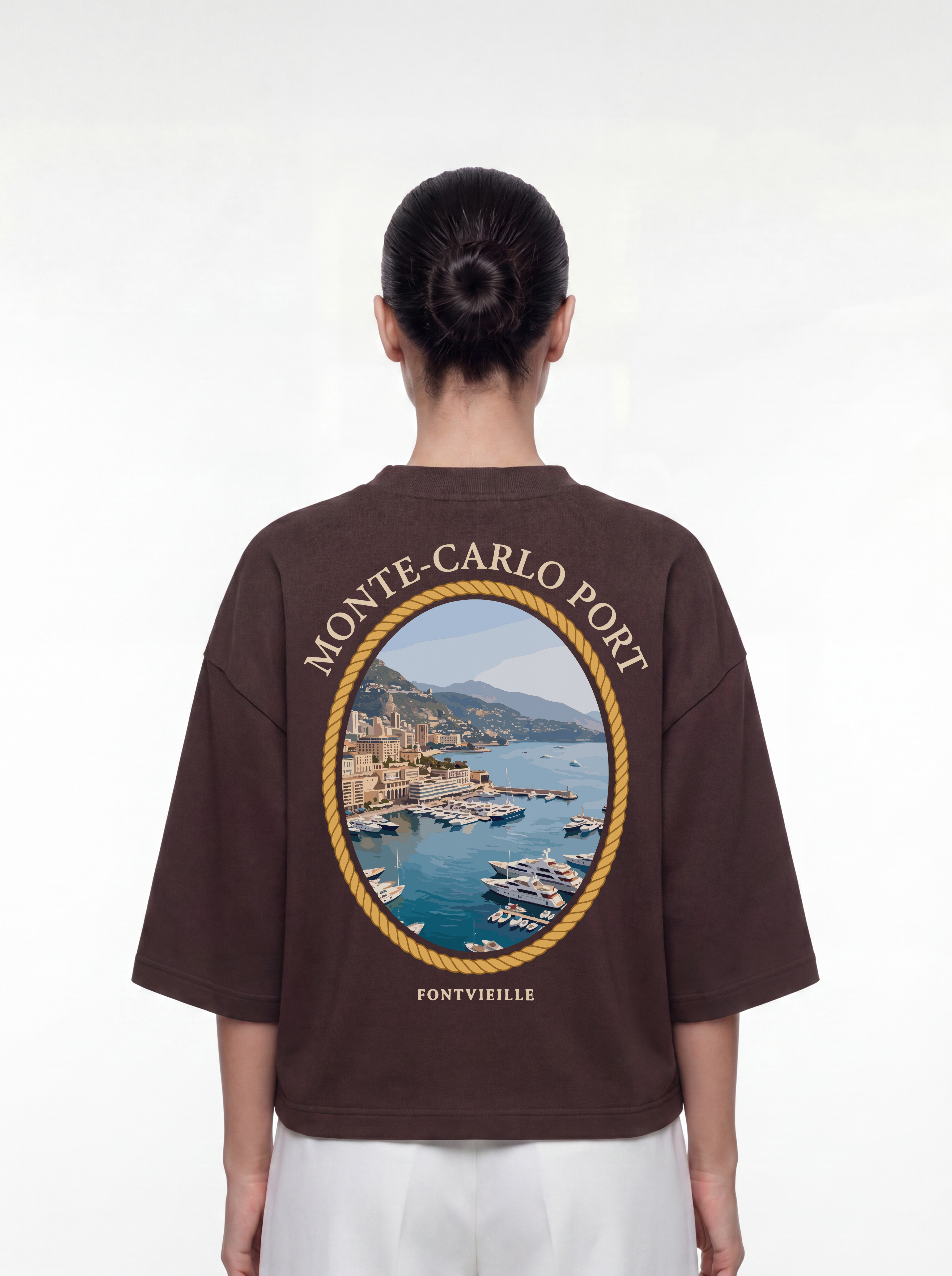 Women's OVERSZIED TEE - Monte carlo