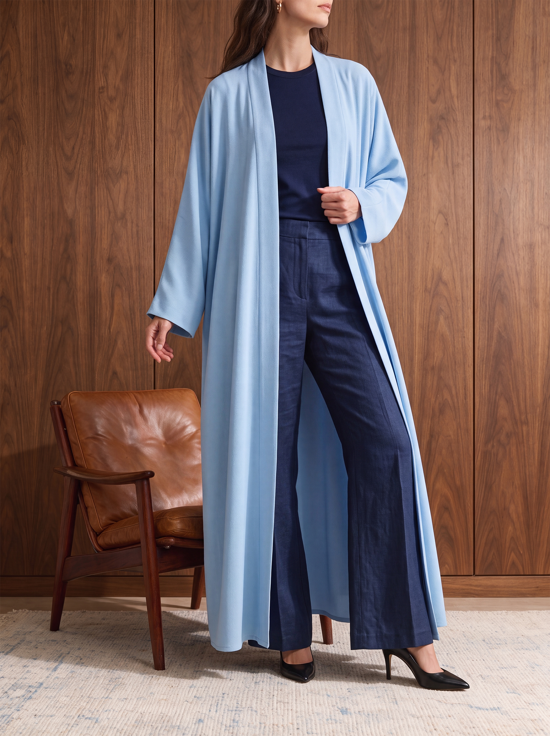 Women's ABAYA ESSENTIALS - Baby Blue