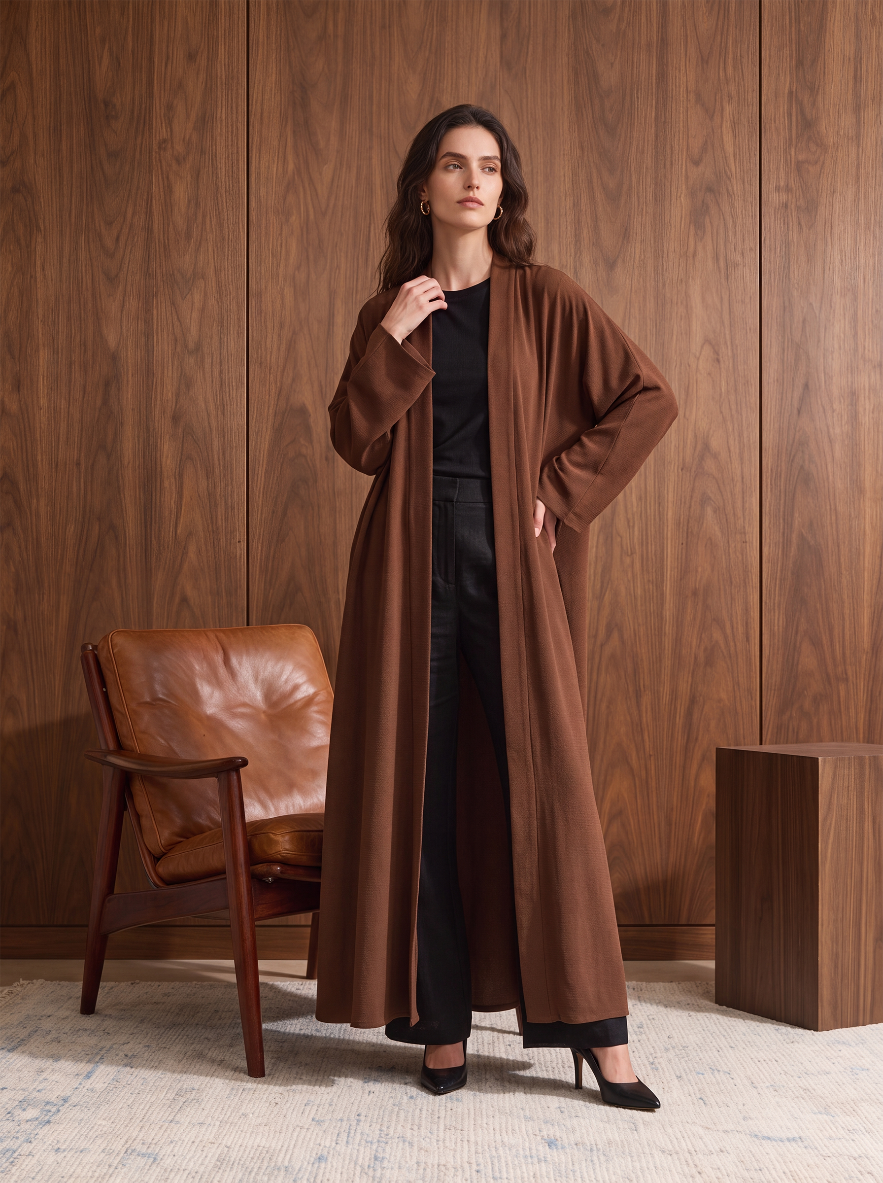 Women's ABAYA ESSENTIALS - Brown