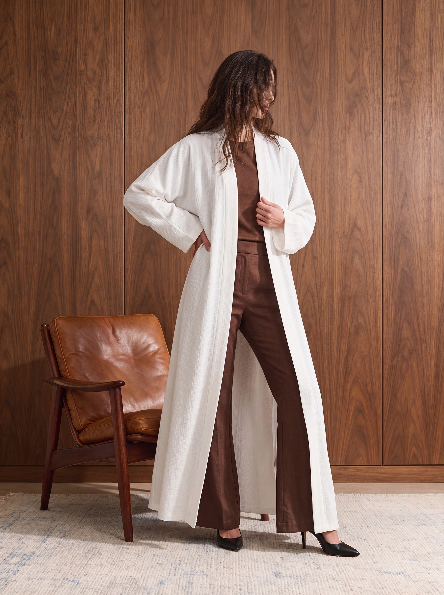 Women's ABAYA ESSENTIALS - White