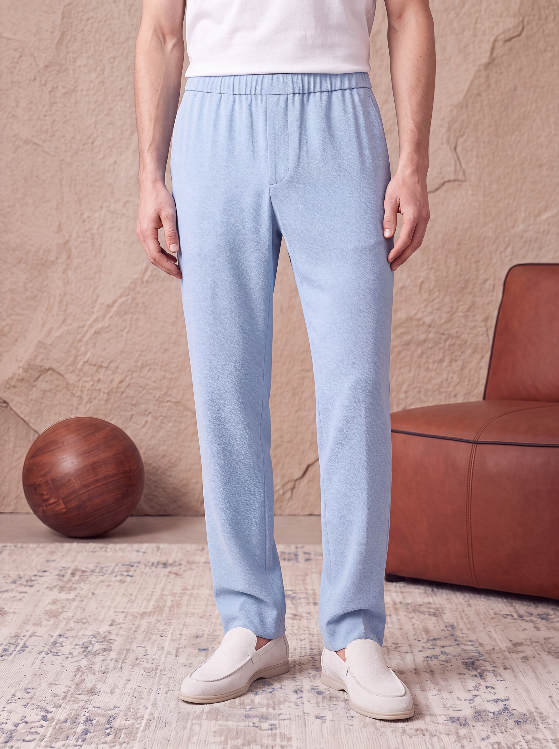 AIR TROUSER STRAIGHT - Baby Blue