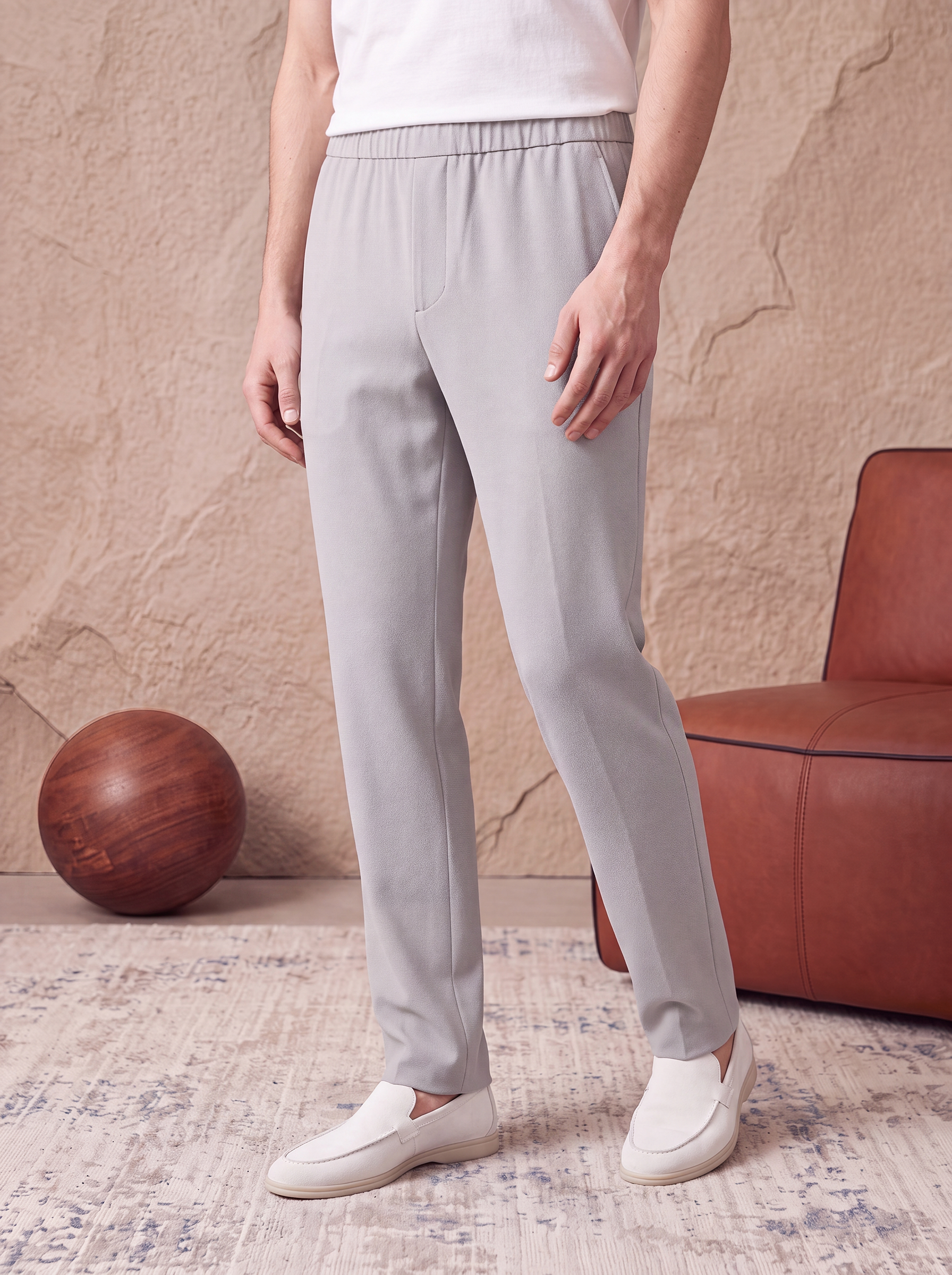AIR TROUSER STRAIGHT - Grey