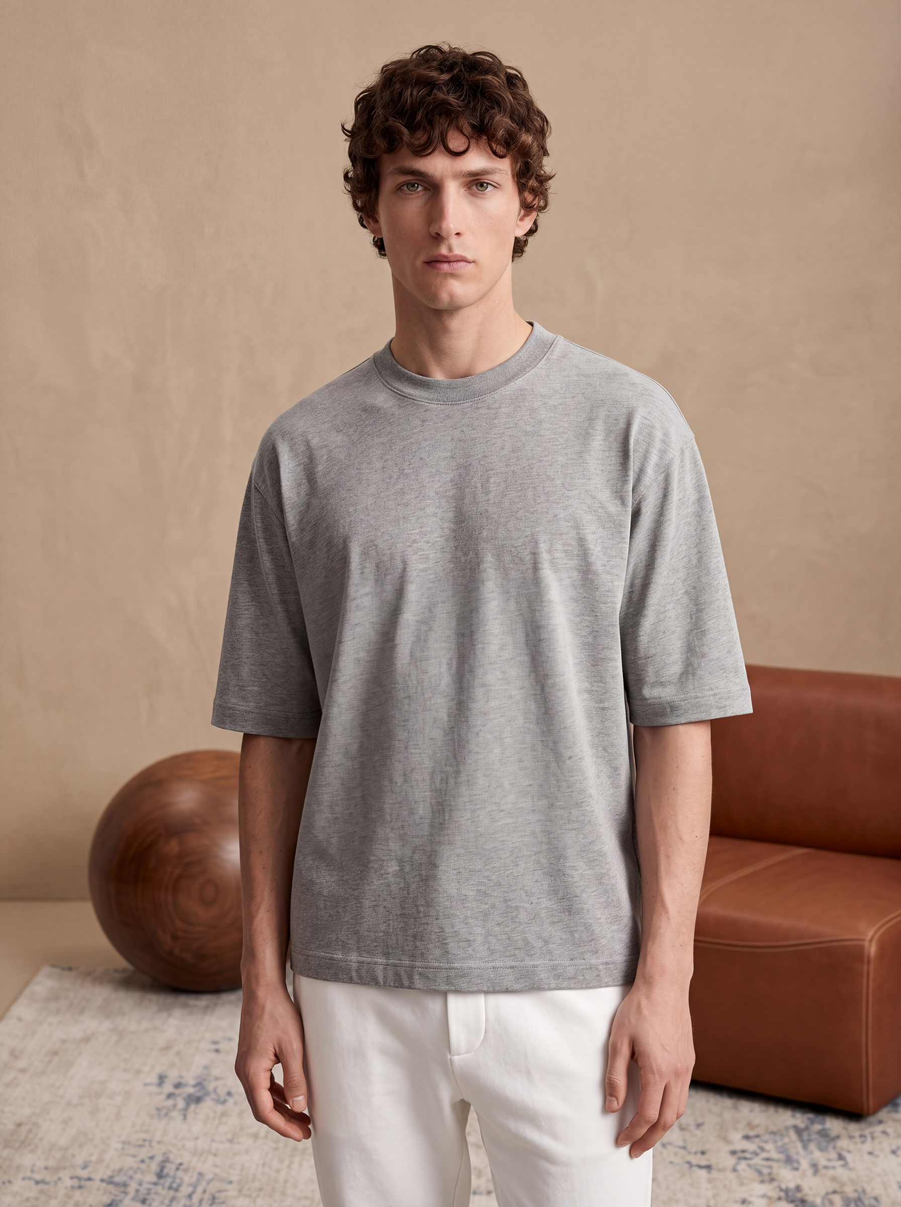 OVERSIZED TEE ESSENTIALS - Grey
