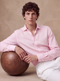 LINEN  SHIRT - Baby Pink