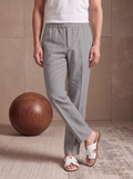 LINEN PANTS - Grey