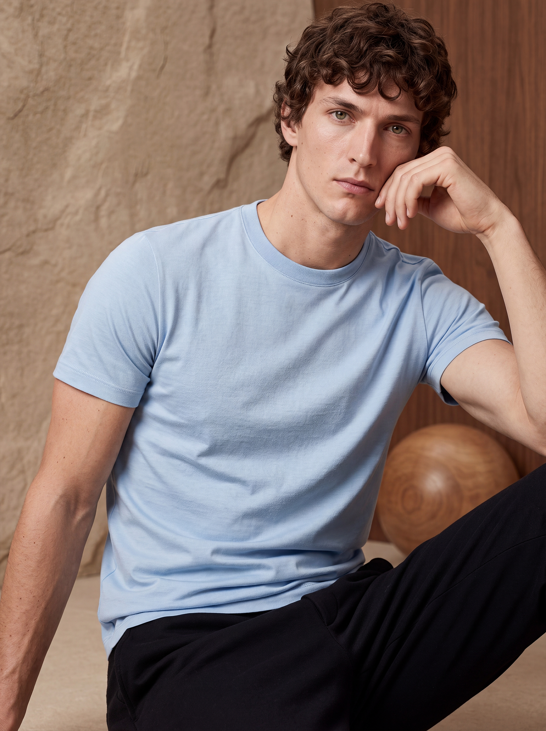 PERFECT TEE - Baby Blue