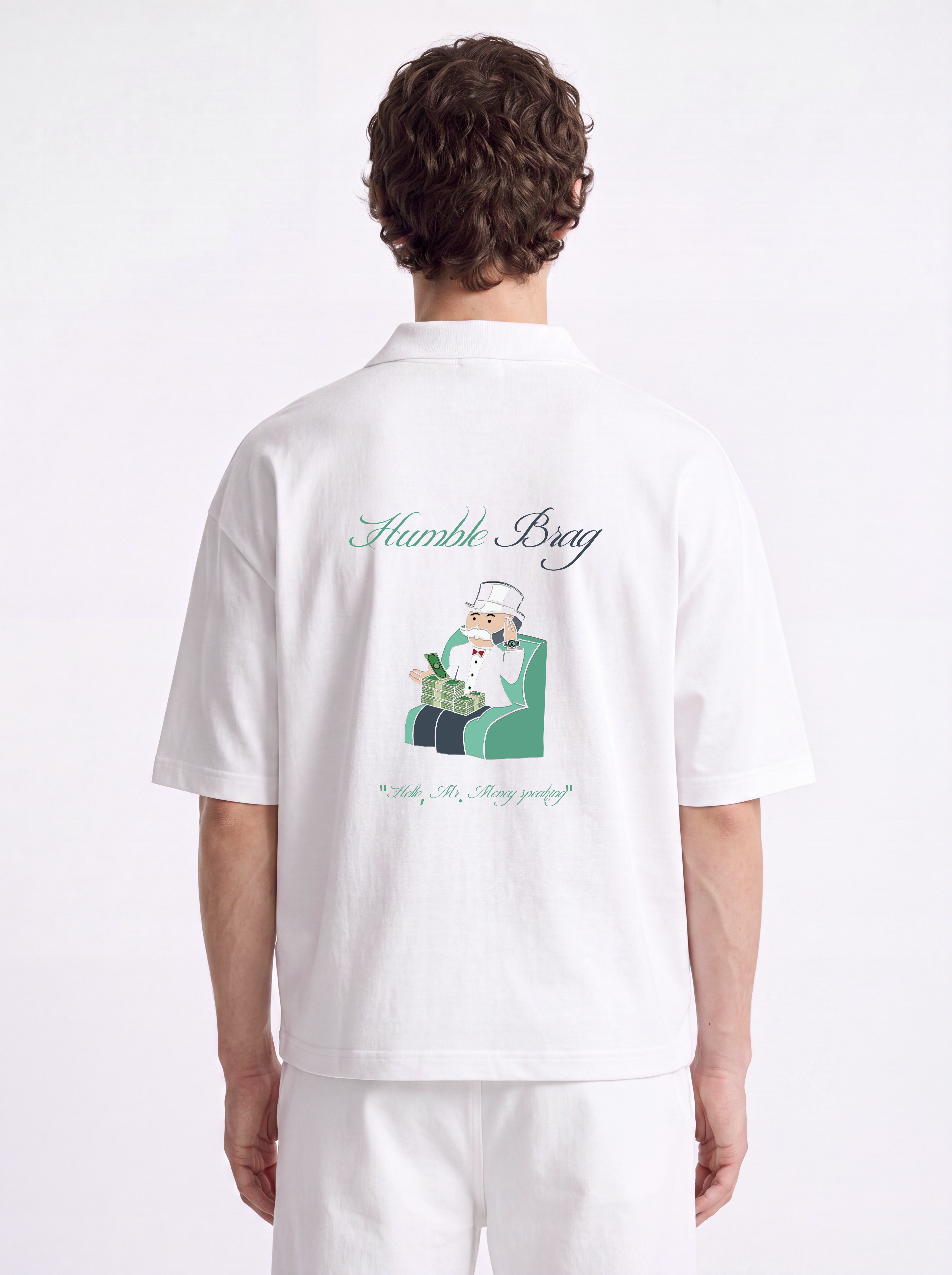 OVERSIZED POLO TEE - Mr. Money Speaking