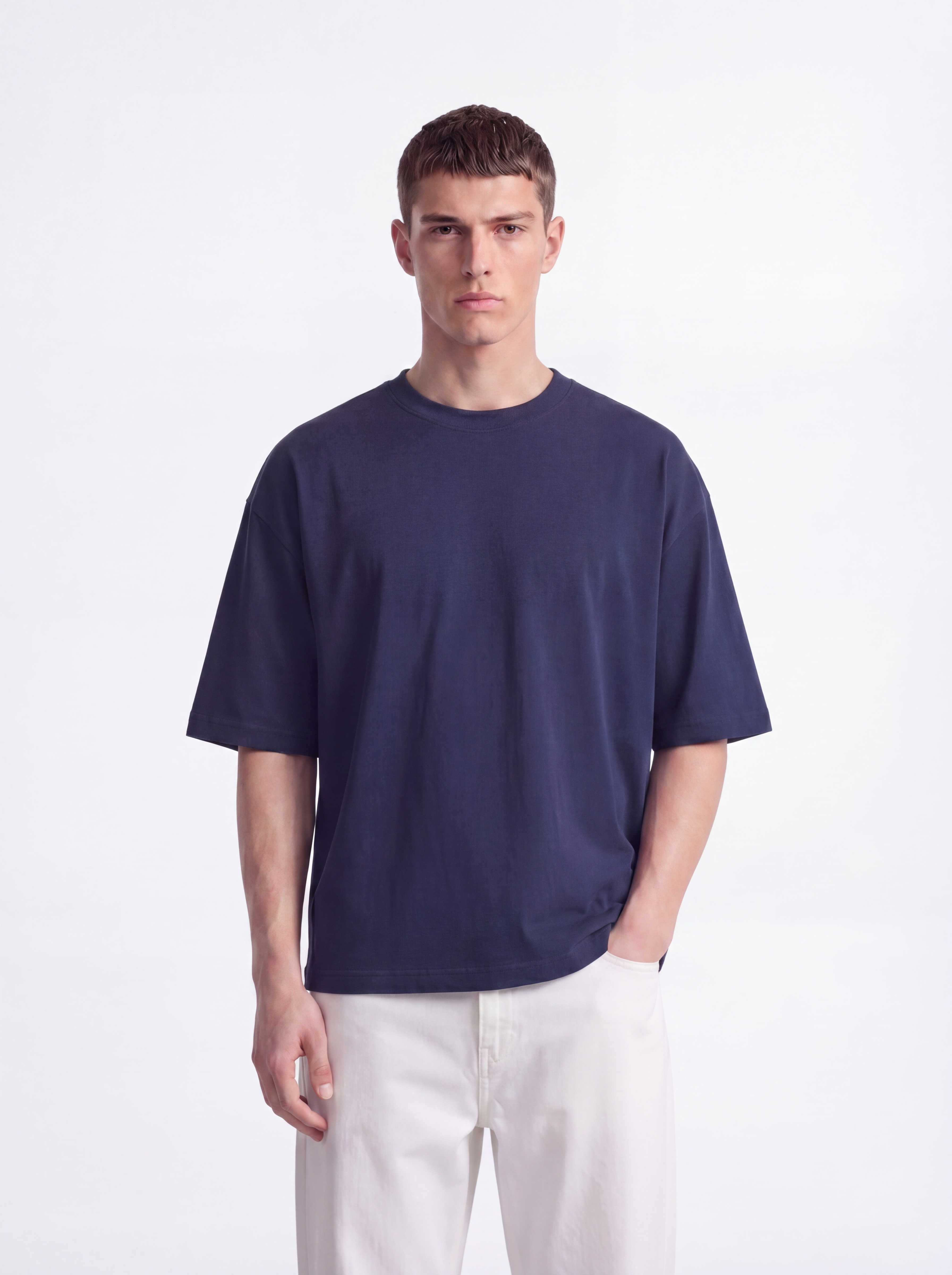 OVERSIZED TEE - HB Blue Petals