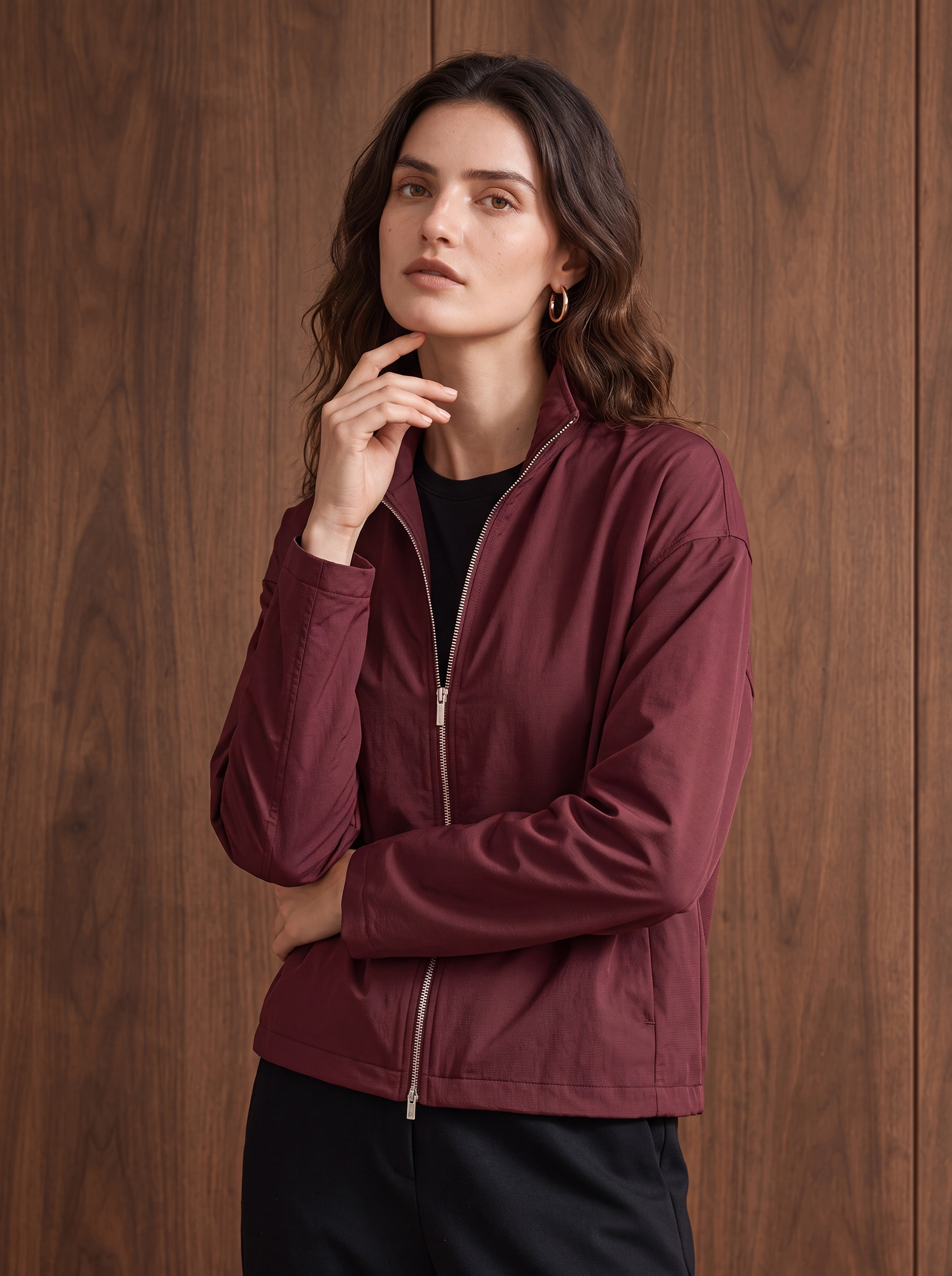 Women's RELAX JACKET - Maroon