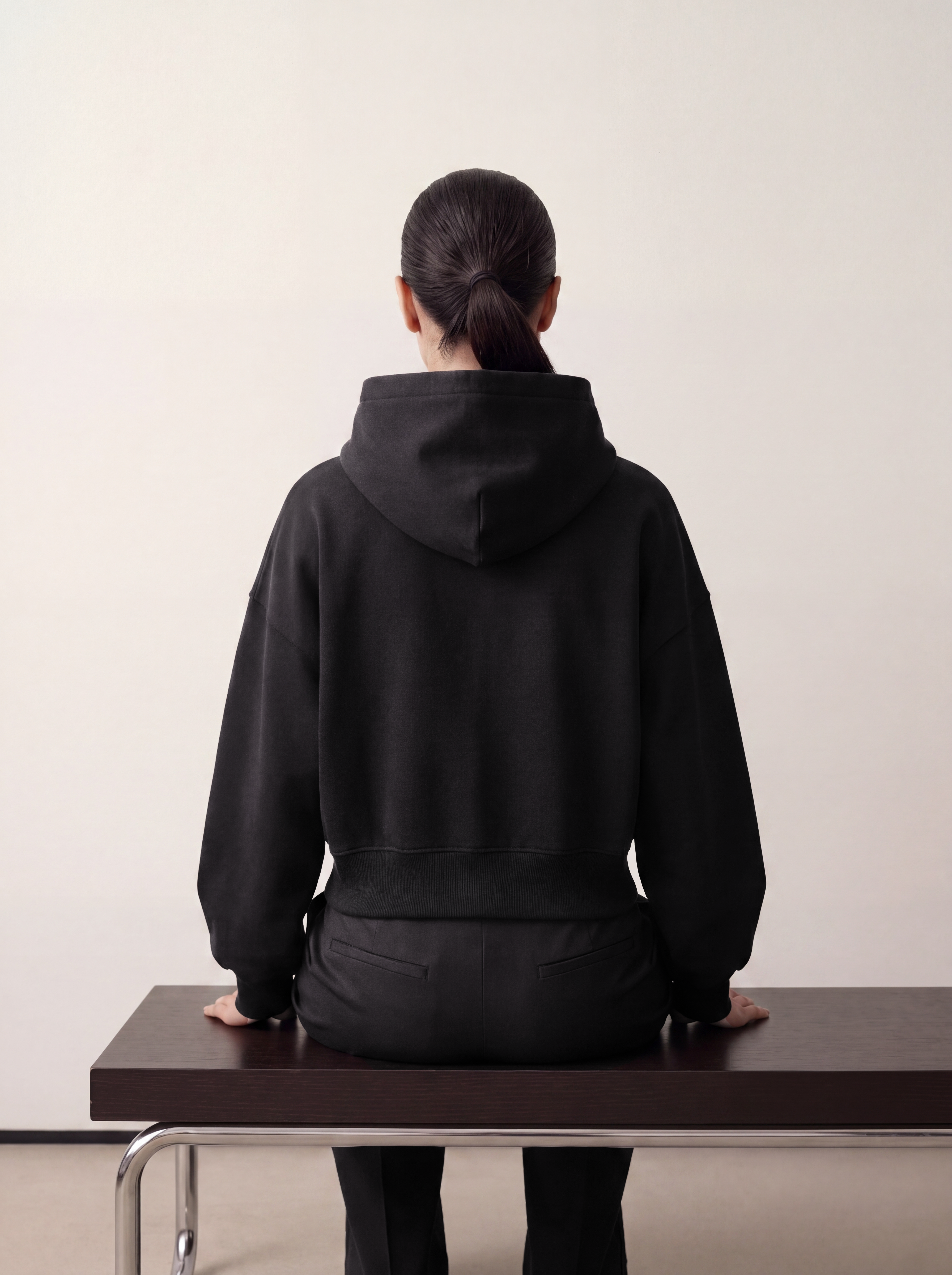 Women's OVERSIZED HOODIE - Essentials Black