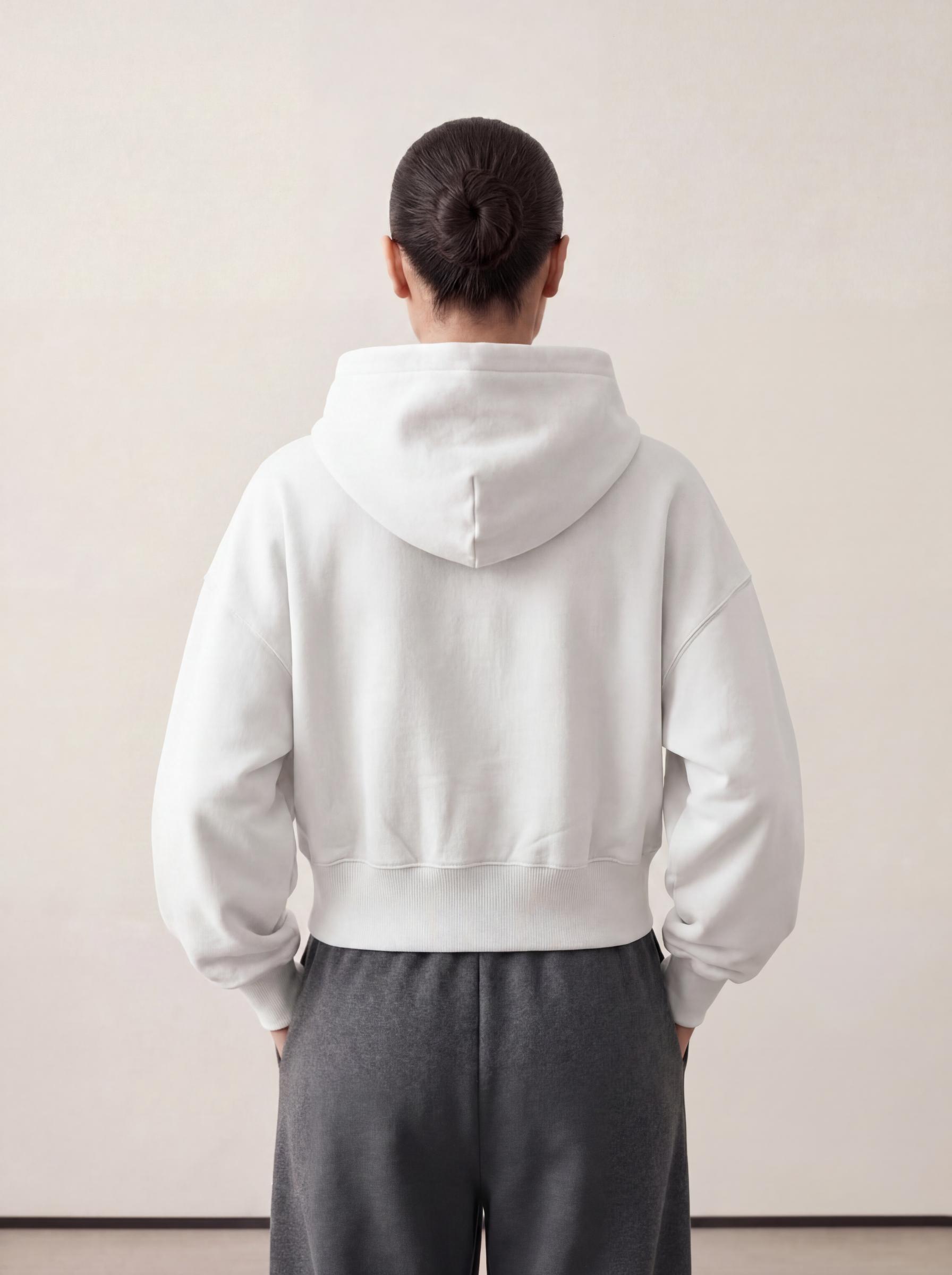Women's OVERSIZED HOODIE - Essentials White