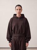 Women's OVERSIZED HOODIE - Essentials Brown