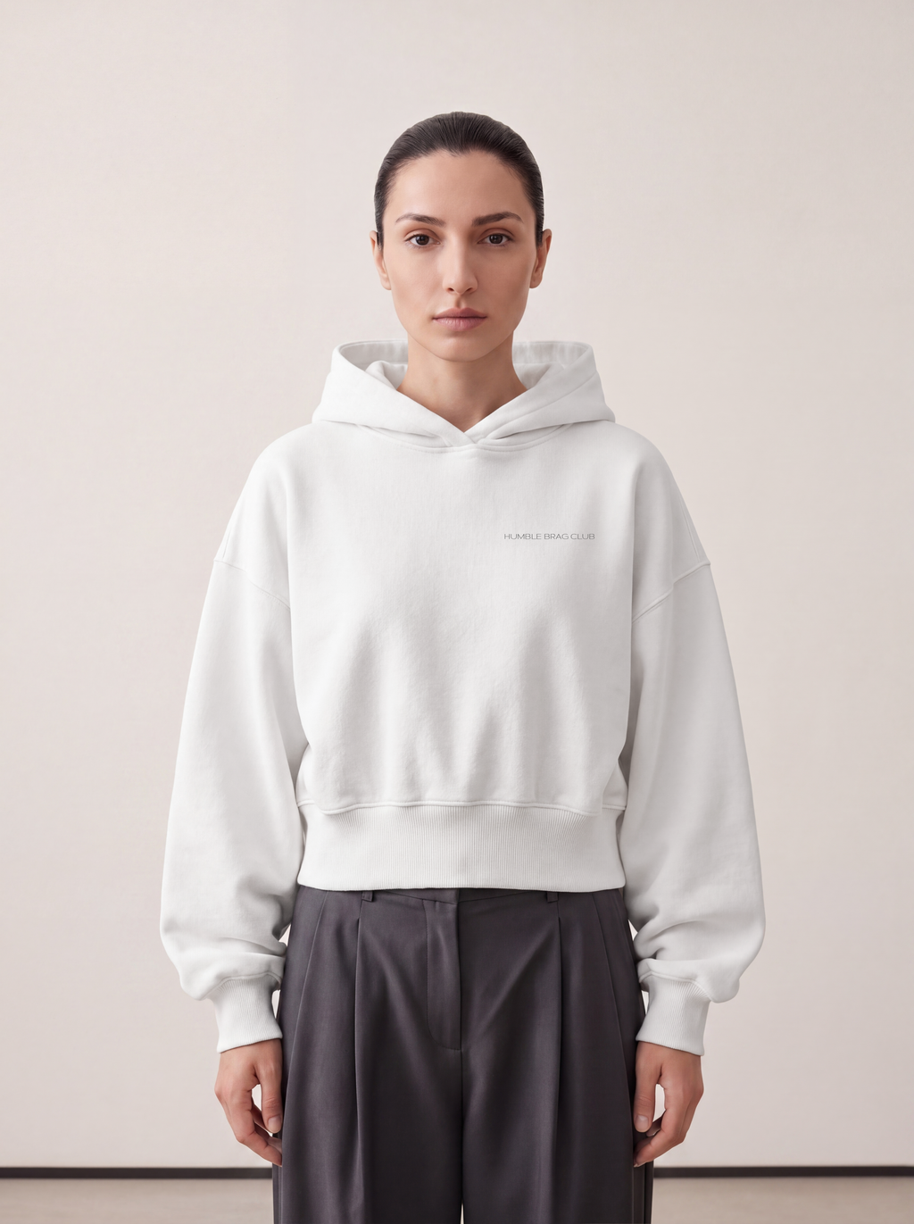 Women's OVERSIZED HOODIE - Essentials White