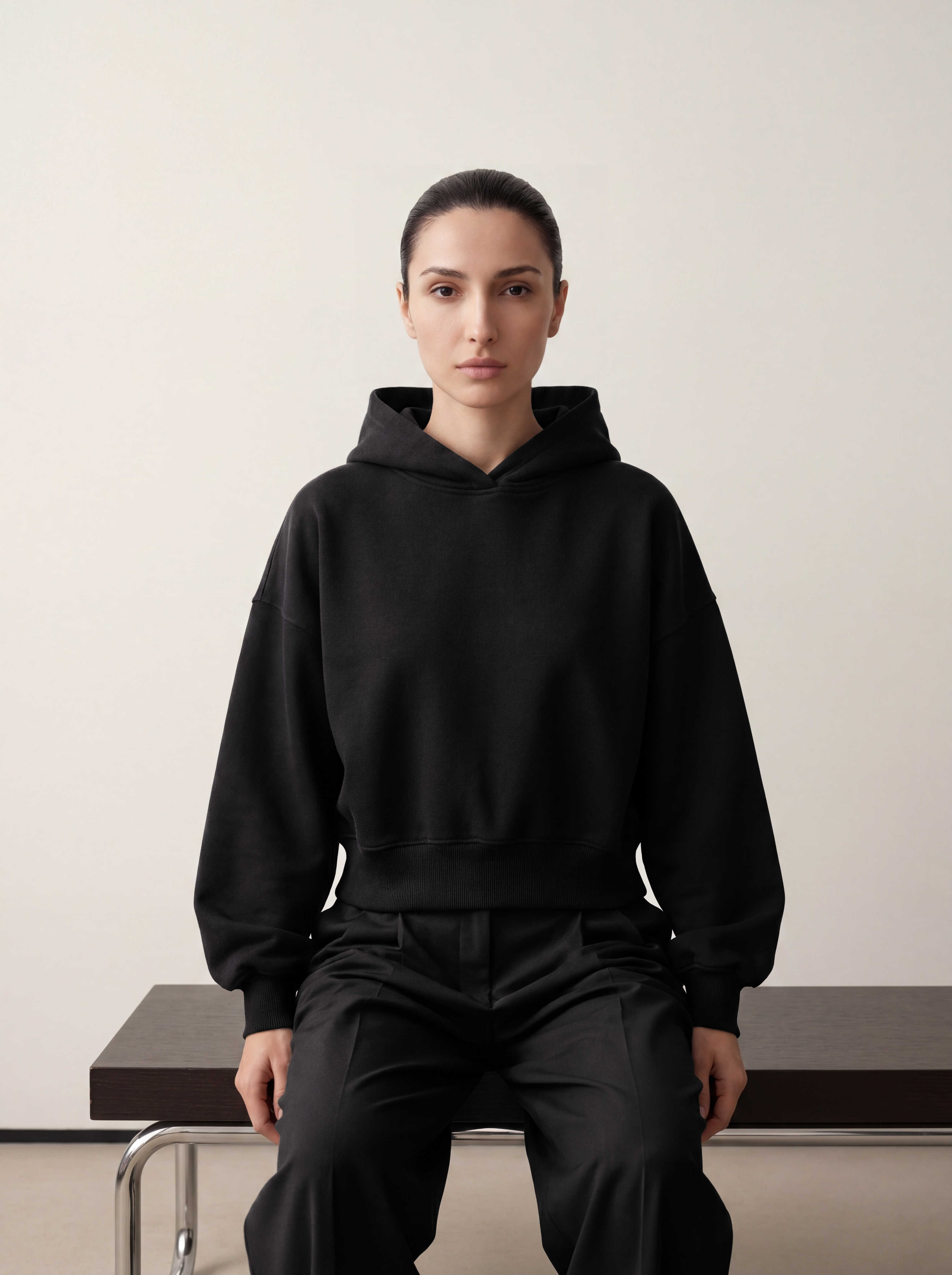 Women's OVERSIZED HOODIE - Essentials Black