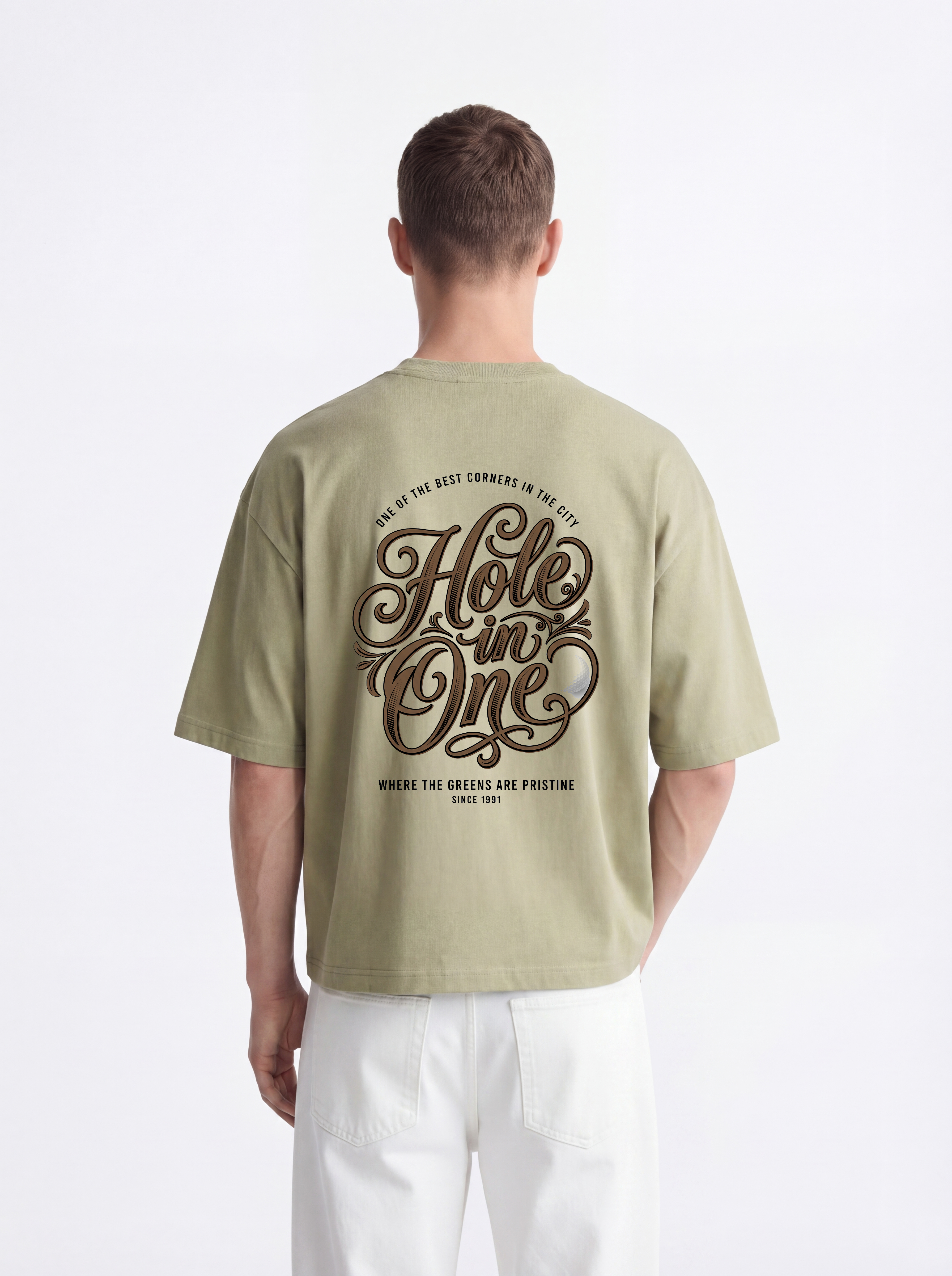 OVERSIZED TEE - Hole in one