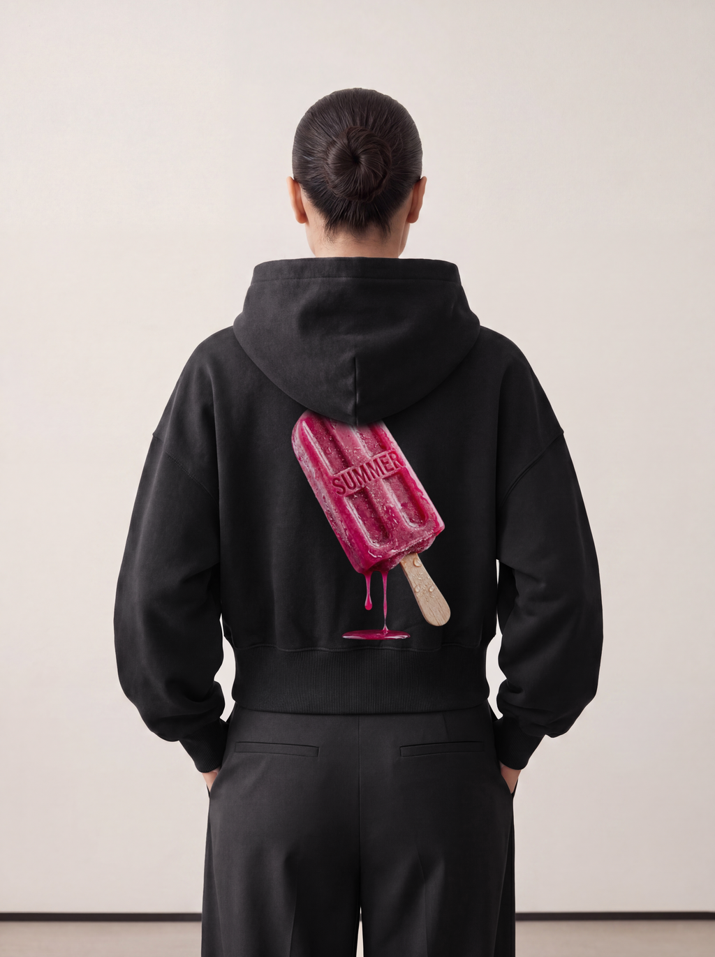 Women's OVERSIZED HOODIE - Ice lolly