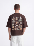 OVERSIZED TEE - Khaleeji lifestyle brown