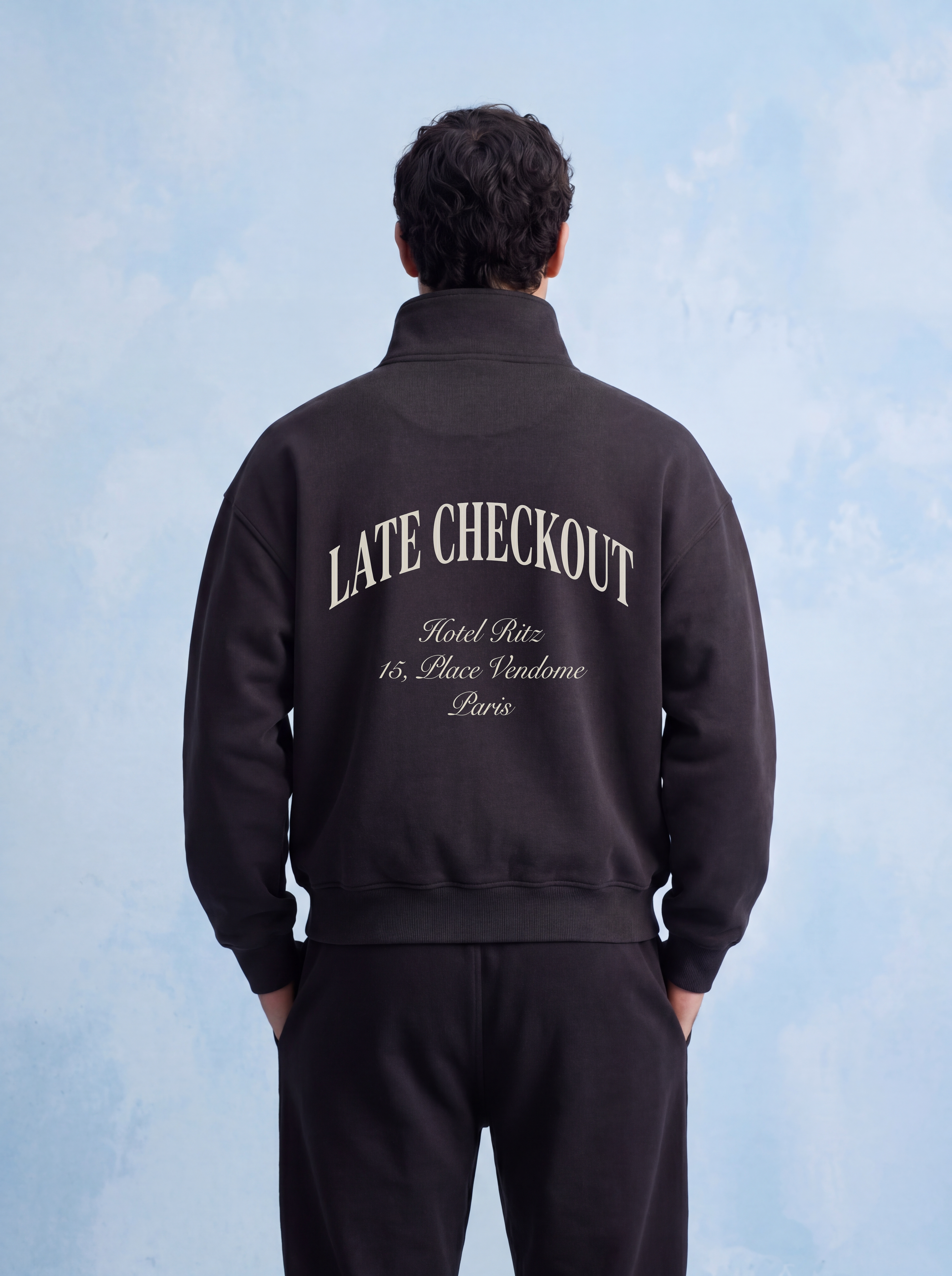 QUARTER ZIP - Late checkout