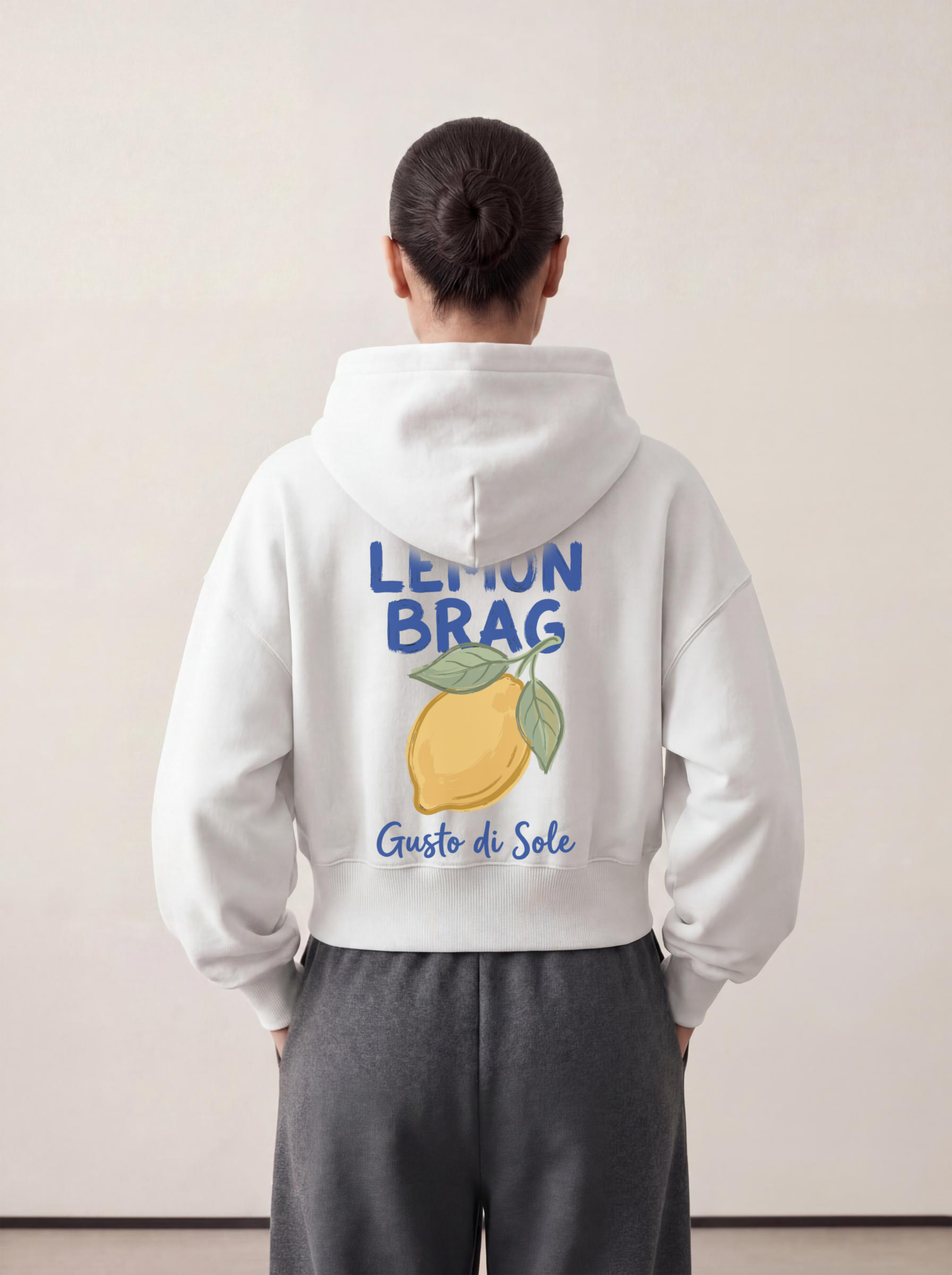 Women's OVERSIZED HOODIE - Lemon Brag