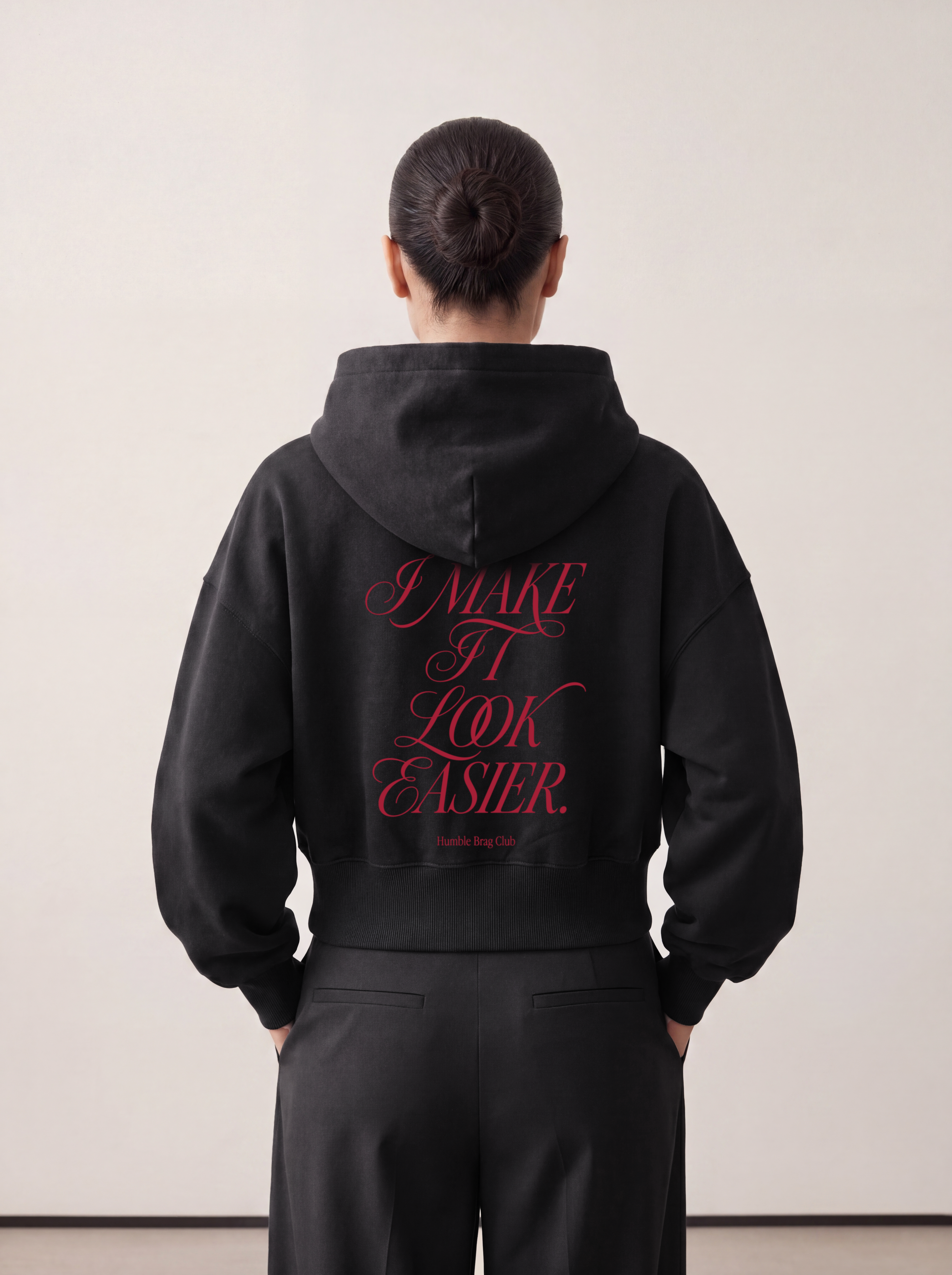 Women's OVERSIZED HOODIE - Make it look easy