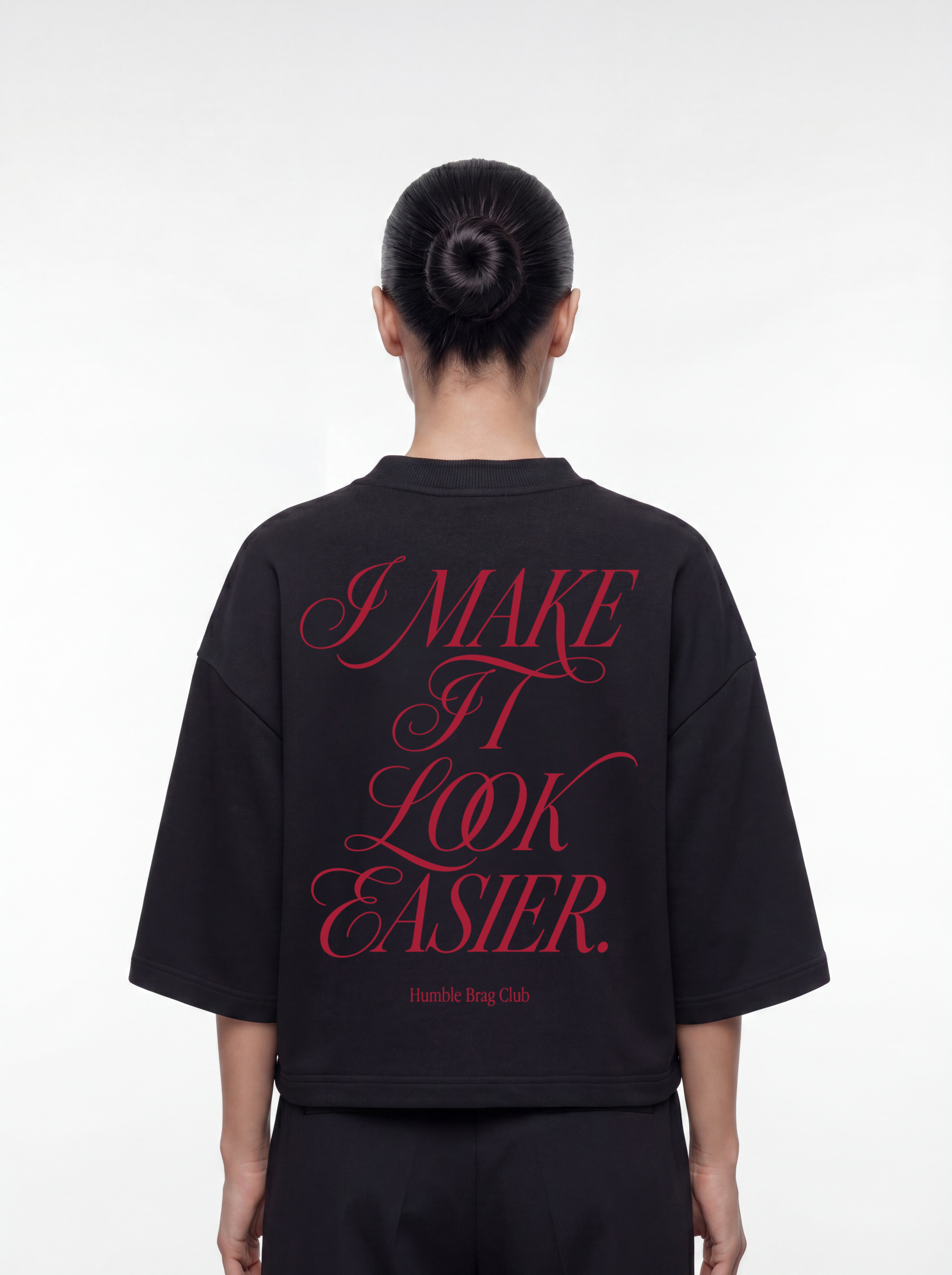 Women's OVERSZIED TEE - Make it look easy