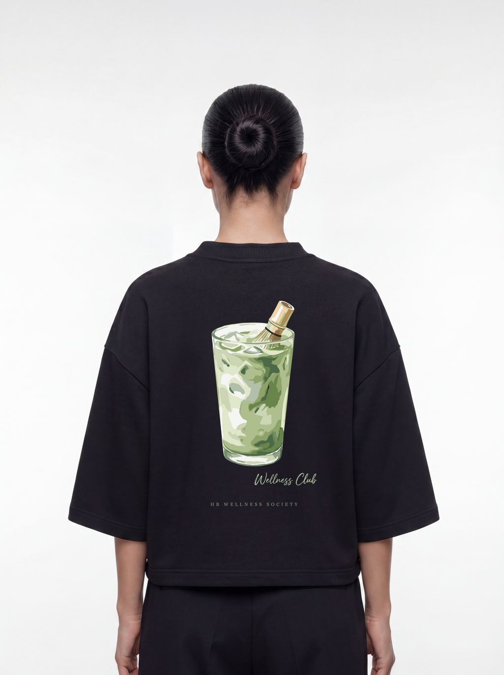 Women's OVERSZIED TEE - Matcha Welness