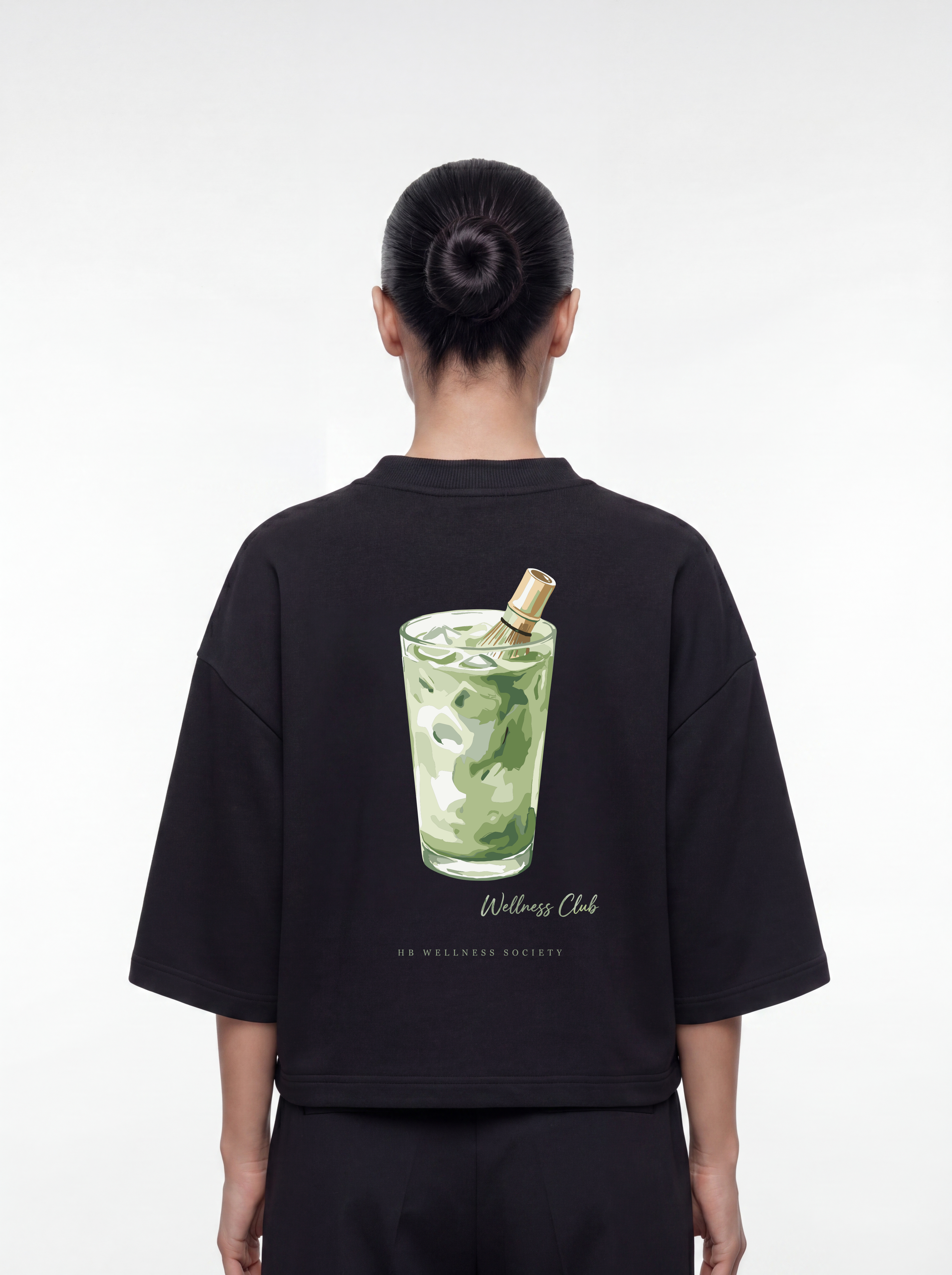 Women's OVERSZIED TEE - Matcha Welness
