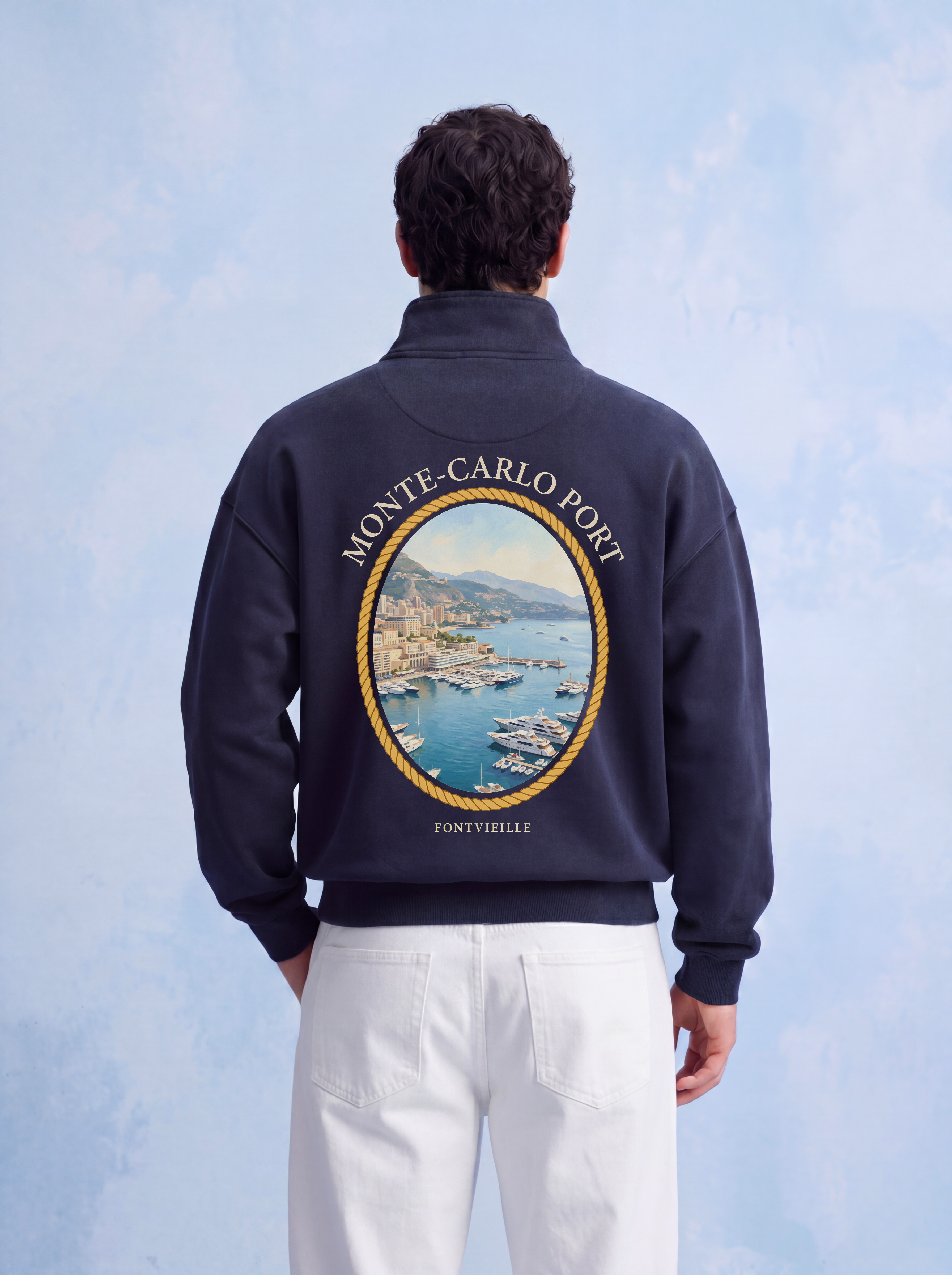 QUARTER ZIP - Monte carlo port hub