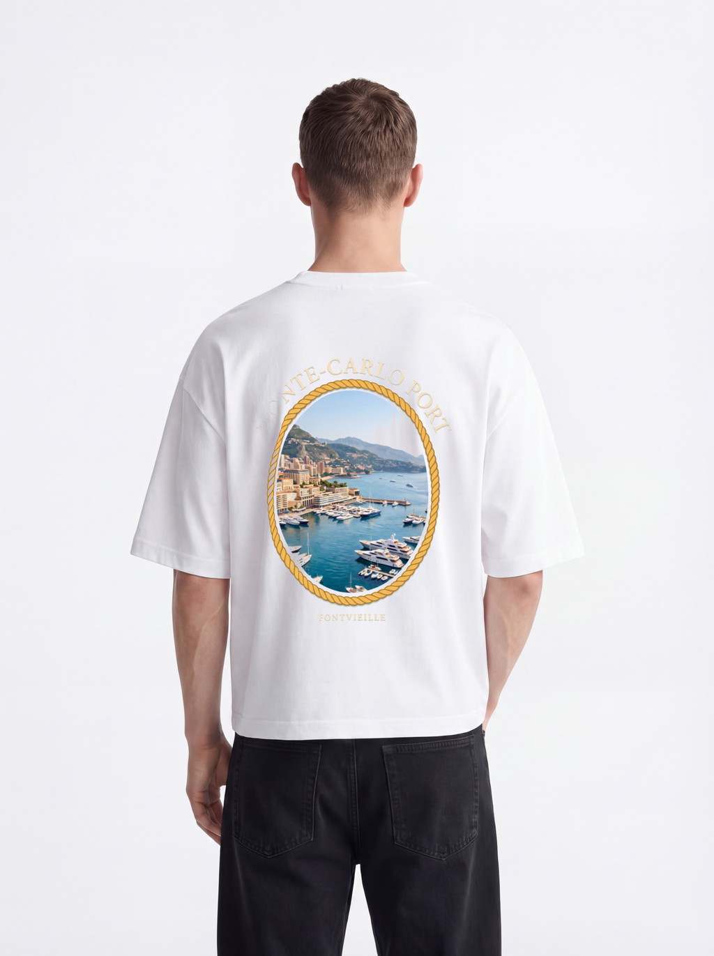 OVERSIZED TEE - Monte carlo port hub