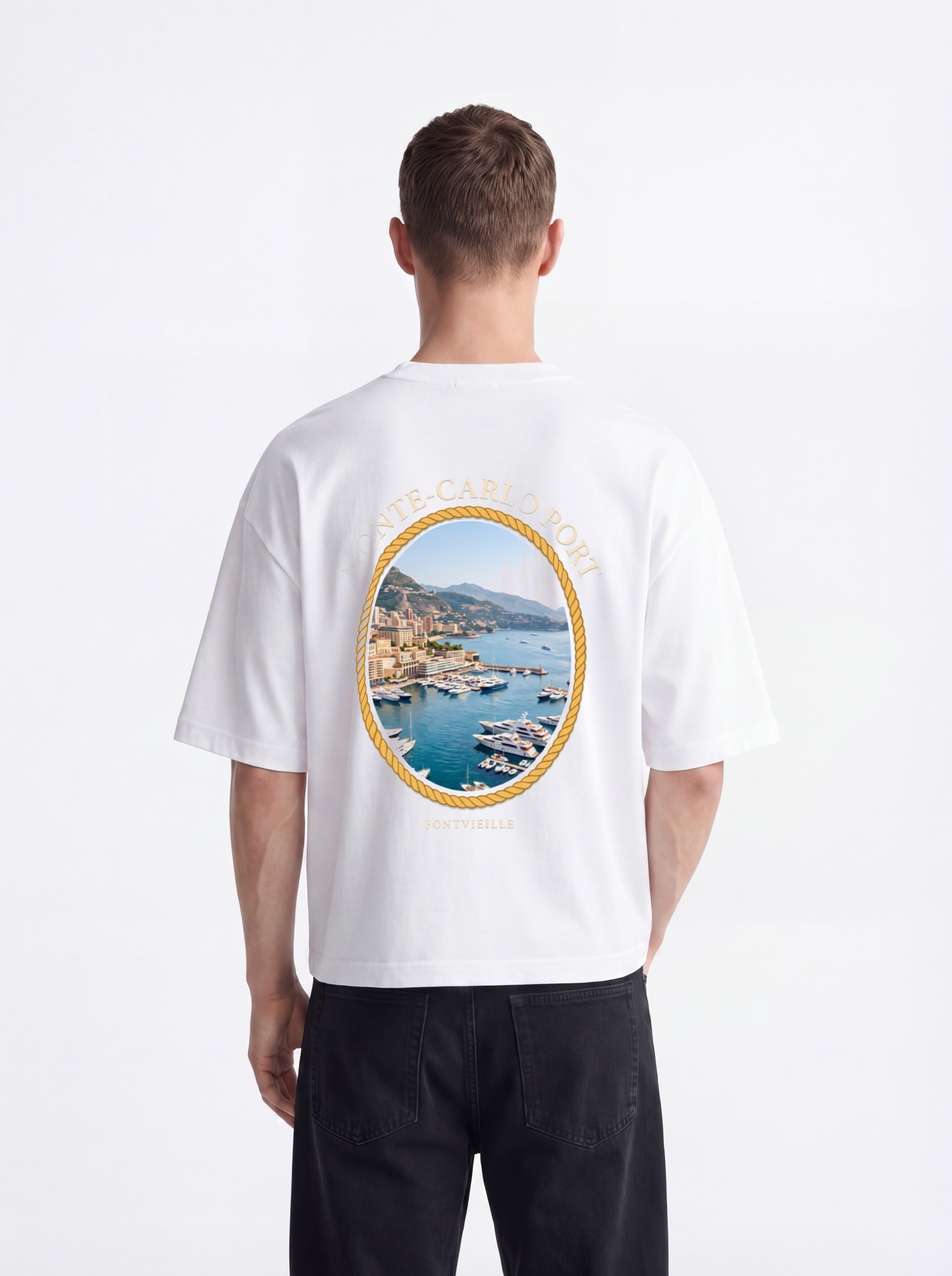 OVERSIZED TEE - Monte carlo port hub