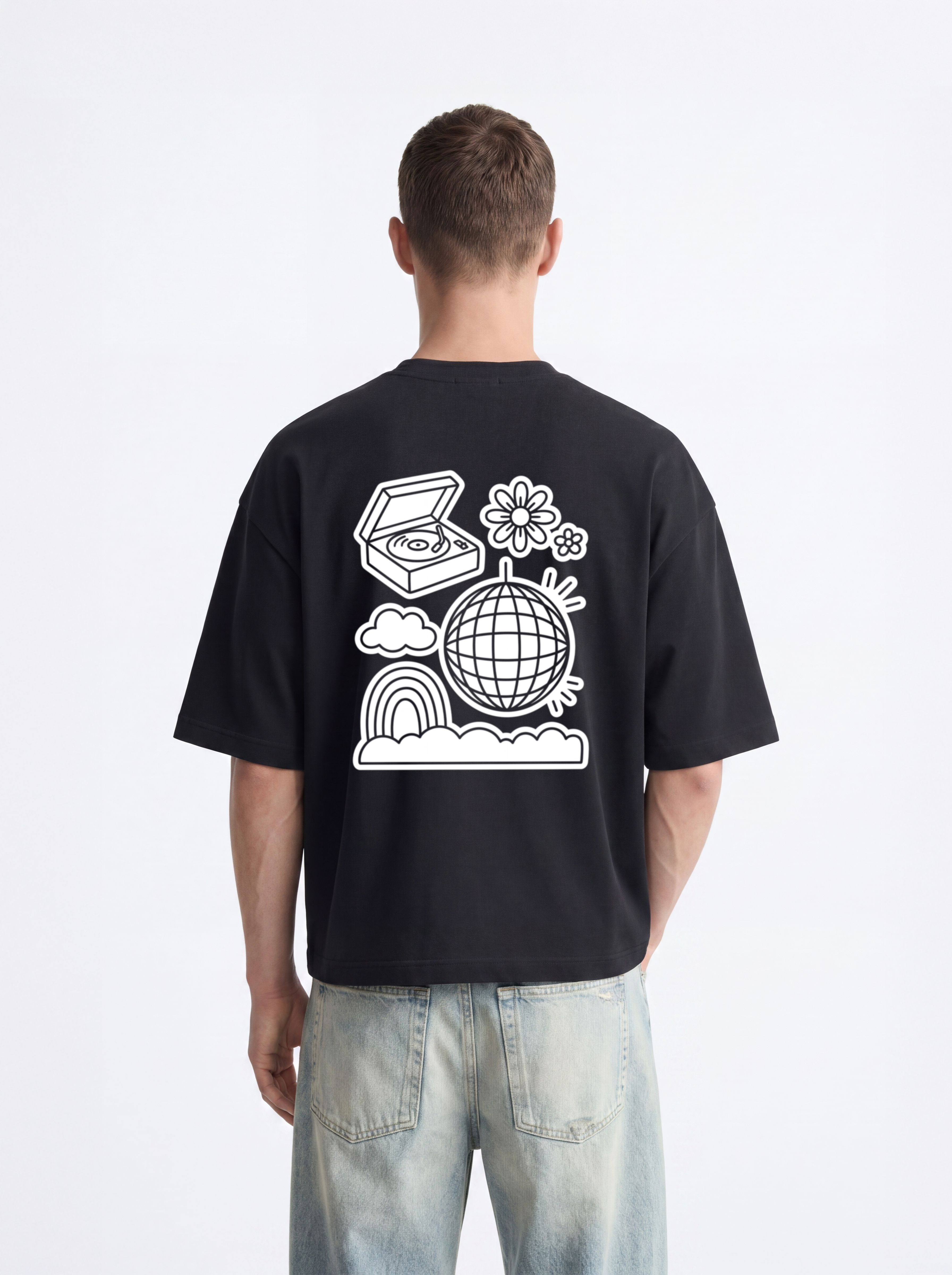 OVERSIZED TEE - My large world