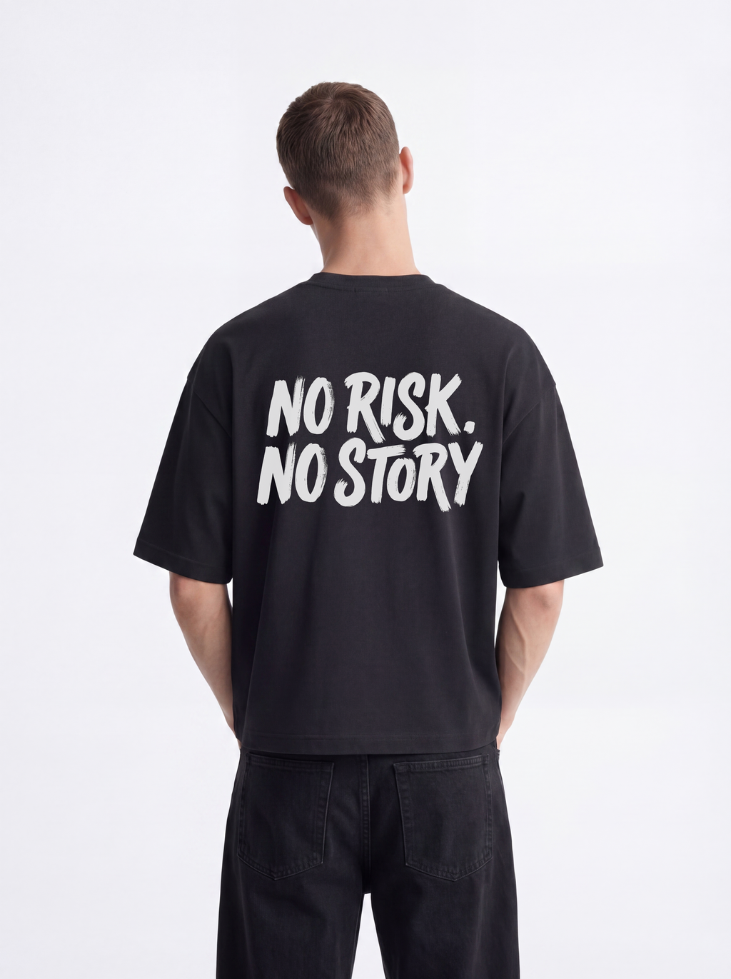 OVERSIZED TEE - No Risk No Story